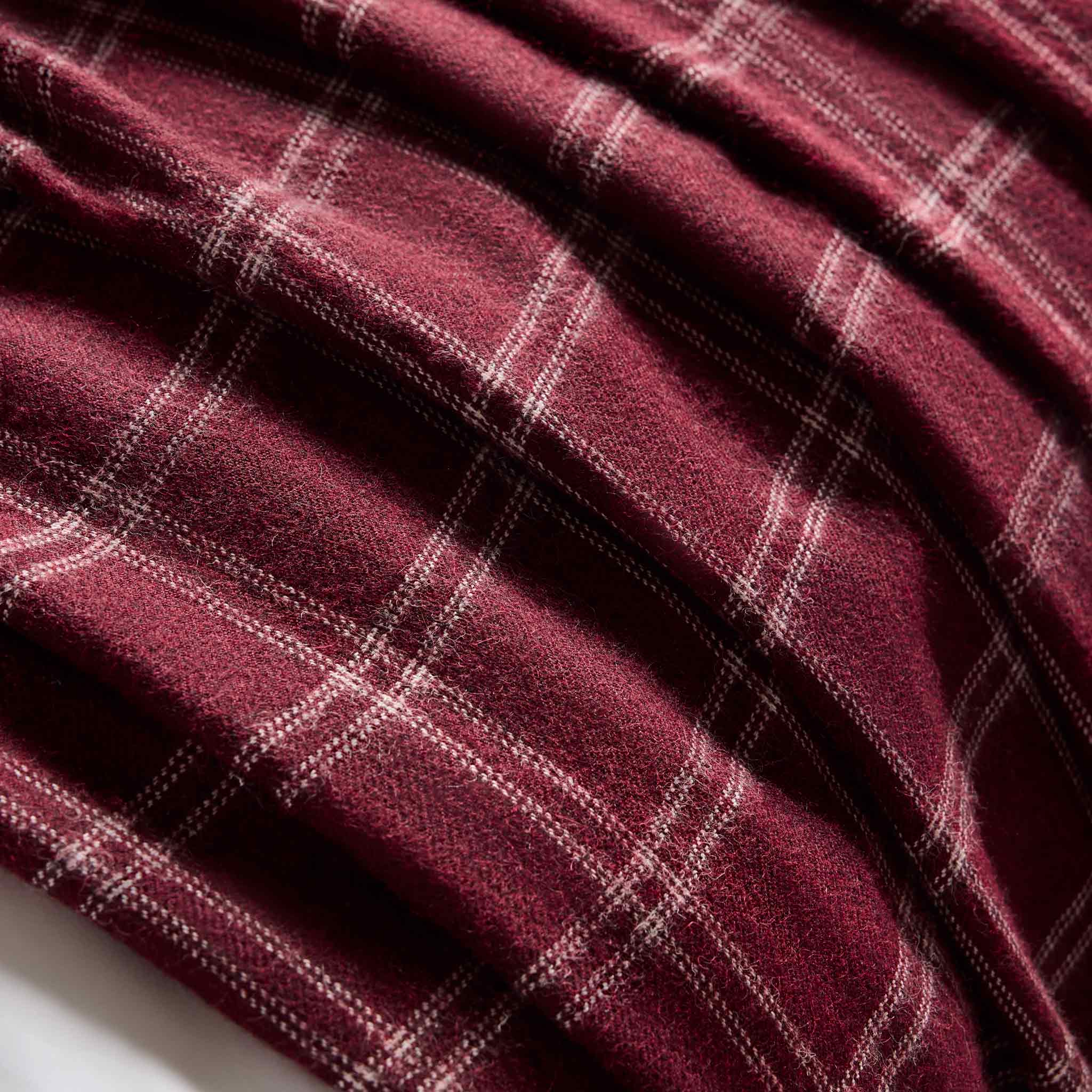 Alpaca Windowpane Throw Blanket - Last Call - Image 11