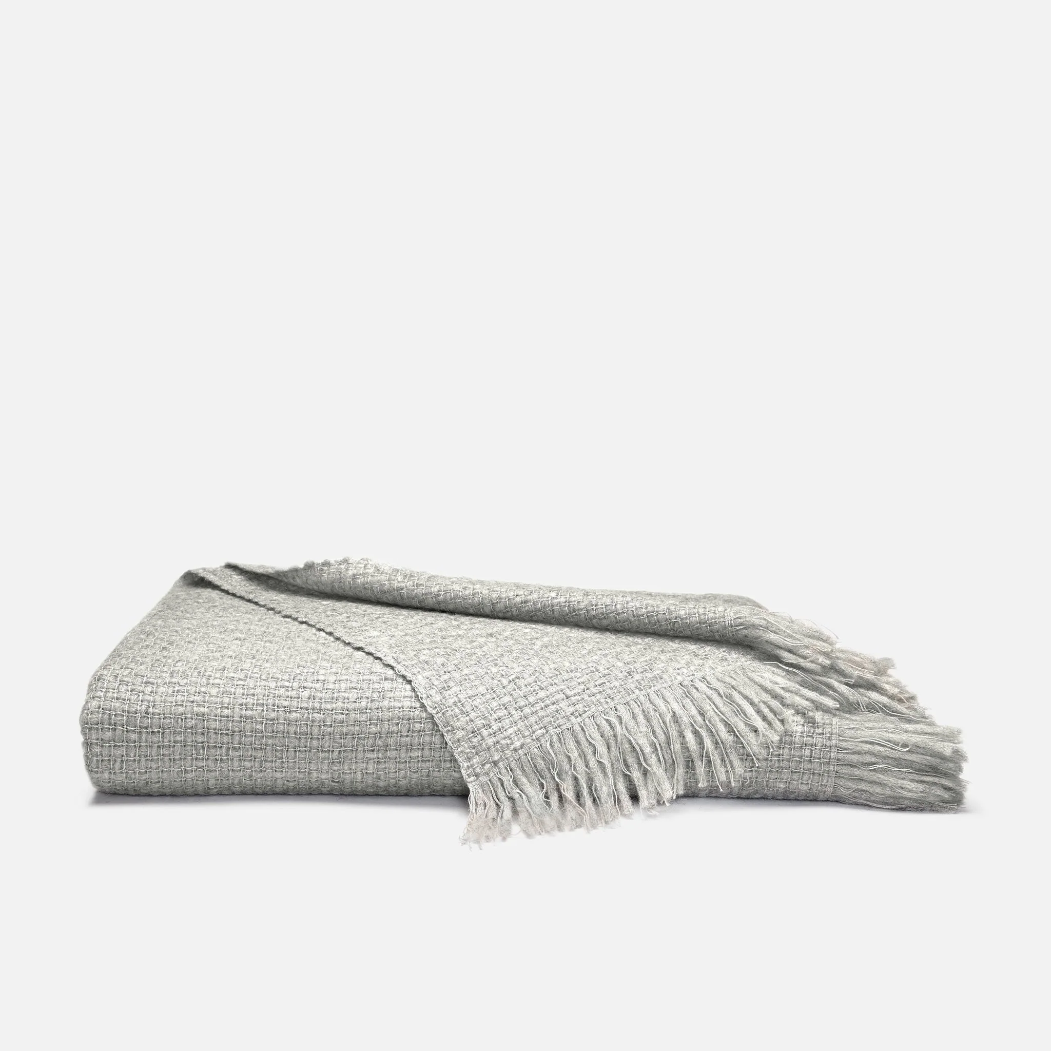Alpaca Windowpane Throw Blanket - Last Call - Image 14