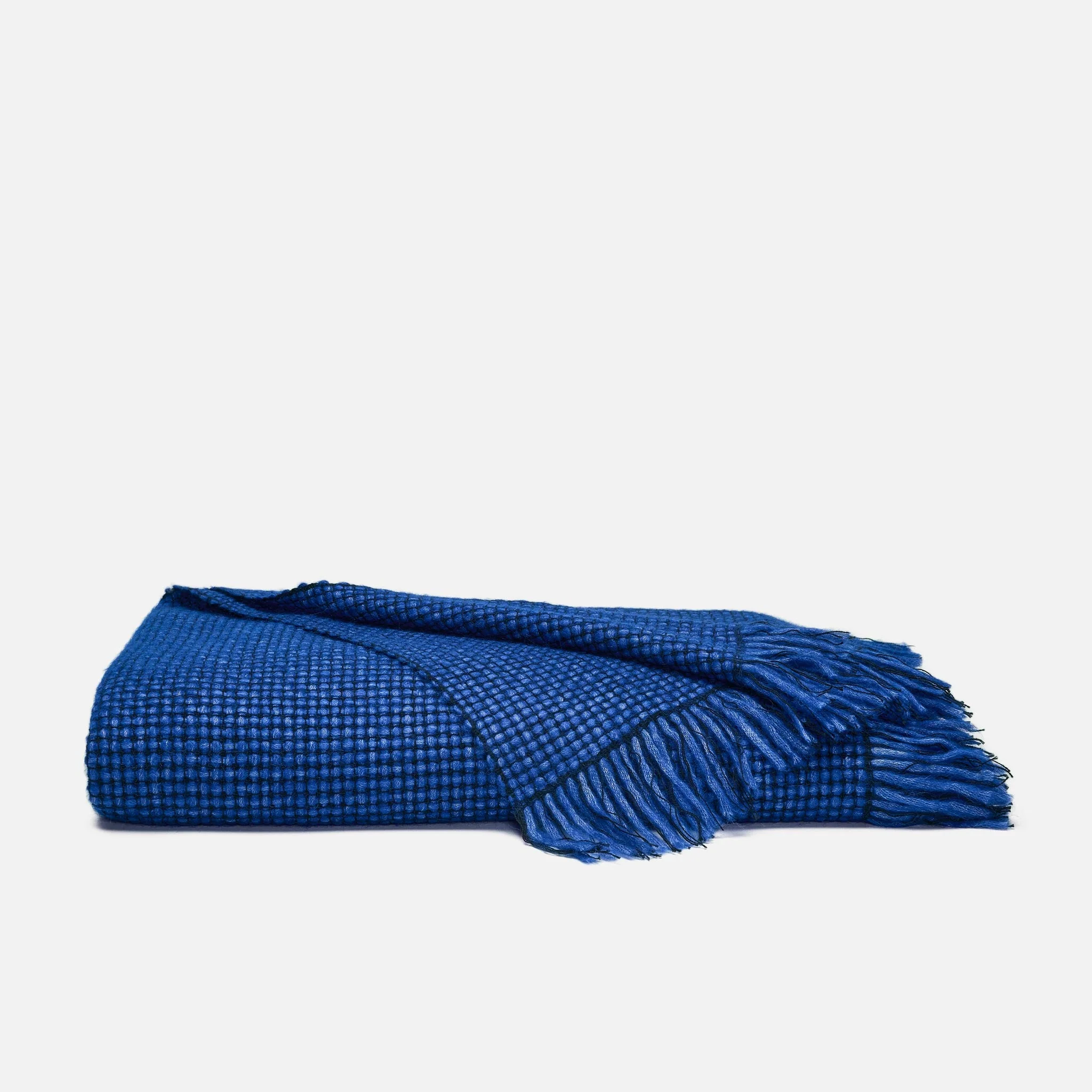 Alpaca Windowpane Throw Blanket - Last Call - Image 15