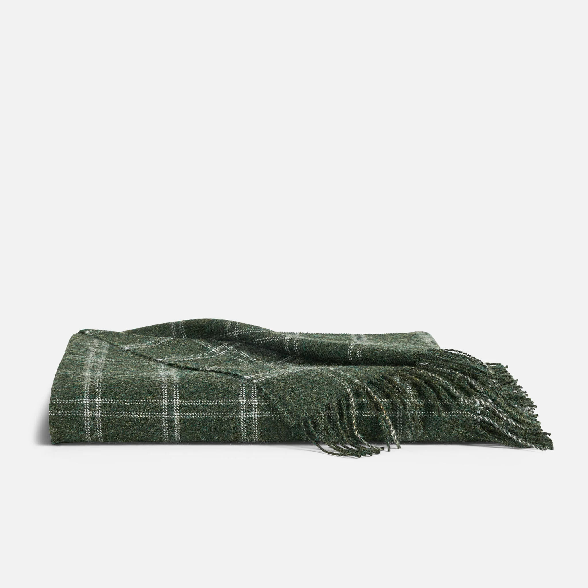 Alpaca Windowpane Throw Blanket - Last Call - Image 6