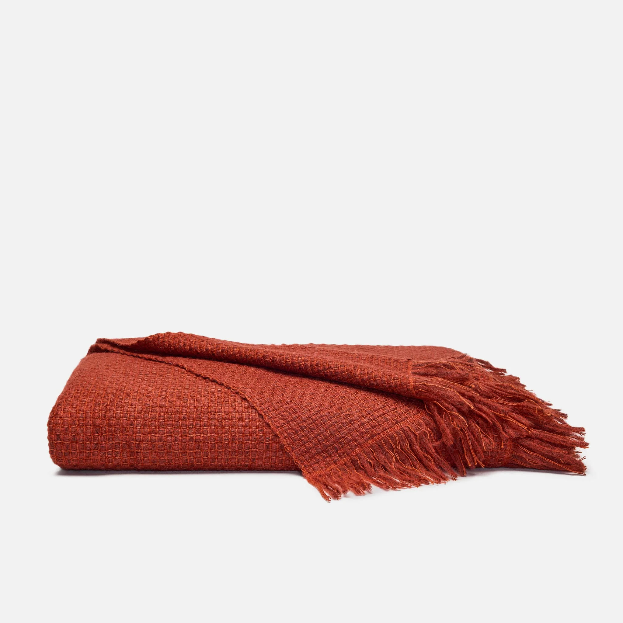 Basketweave Alpaca Throw Blanket - Image 5