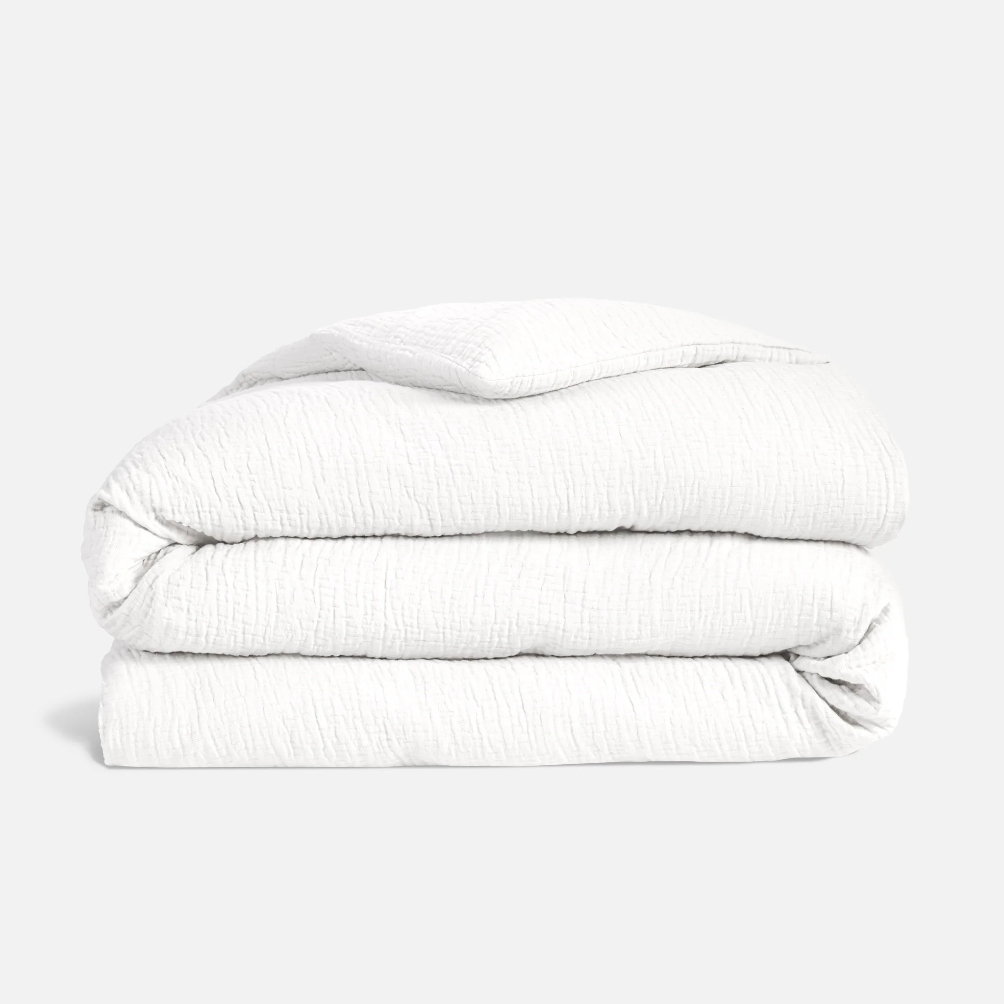 Breezeweave Crinkle Cotton Duvet Cover - Image 2