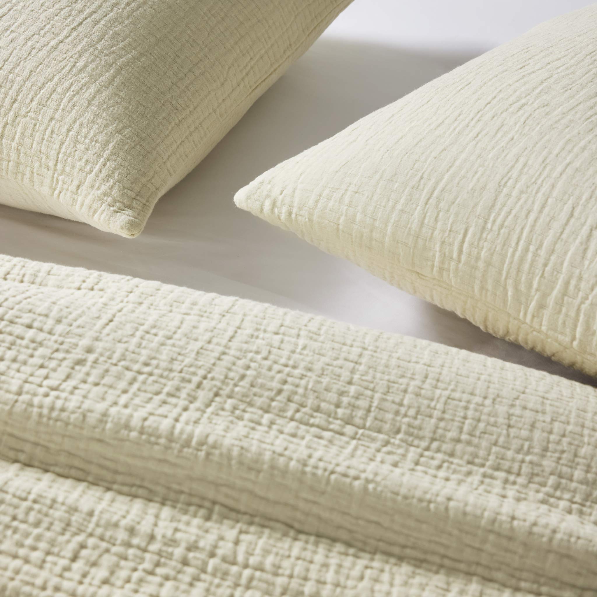 Breezeweave Crinkle Cotton Sham Set - Image 2