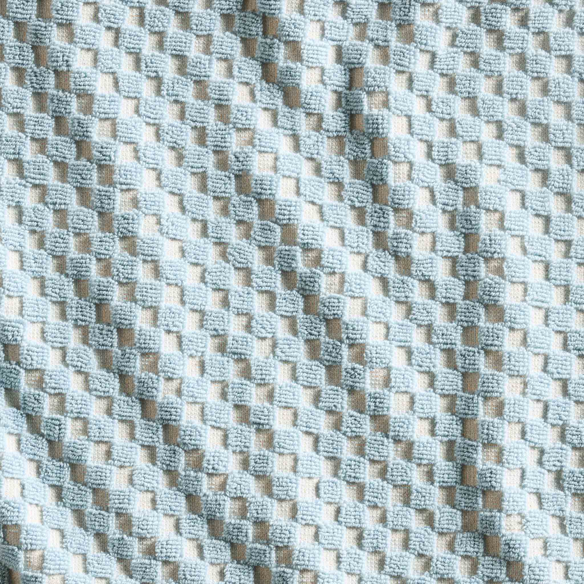 Checkered Jacquard Bath Sheets Set of 2 - Last Call - Image 3