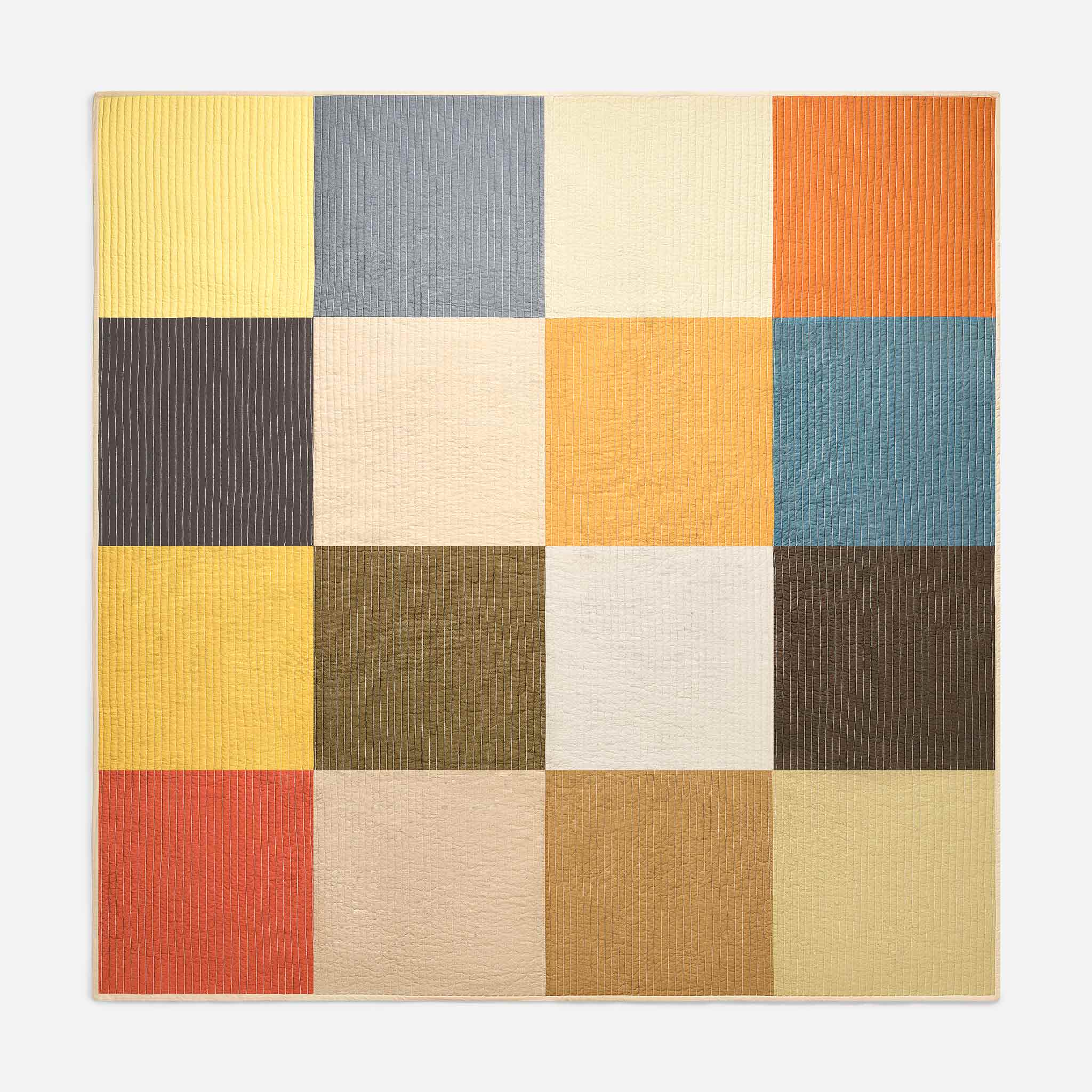 Colorblock Patchwork Quilt - Image 6
