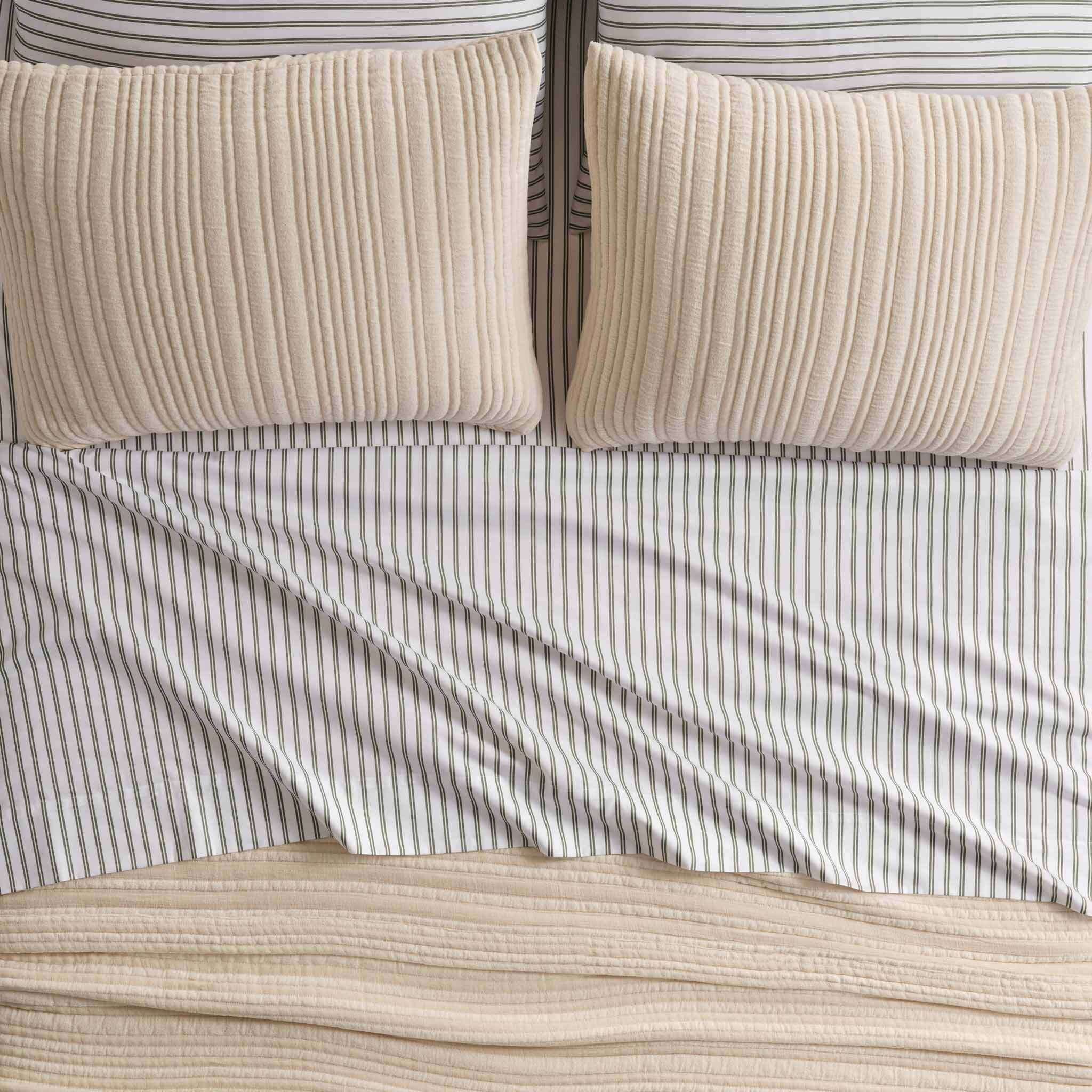 Cozy Ribbed Quilted Shams - Last Call - Image 13