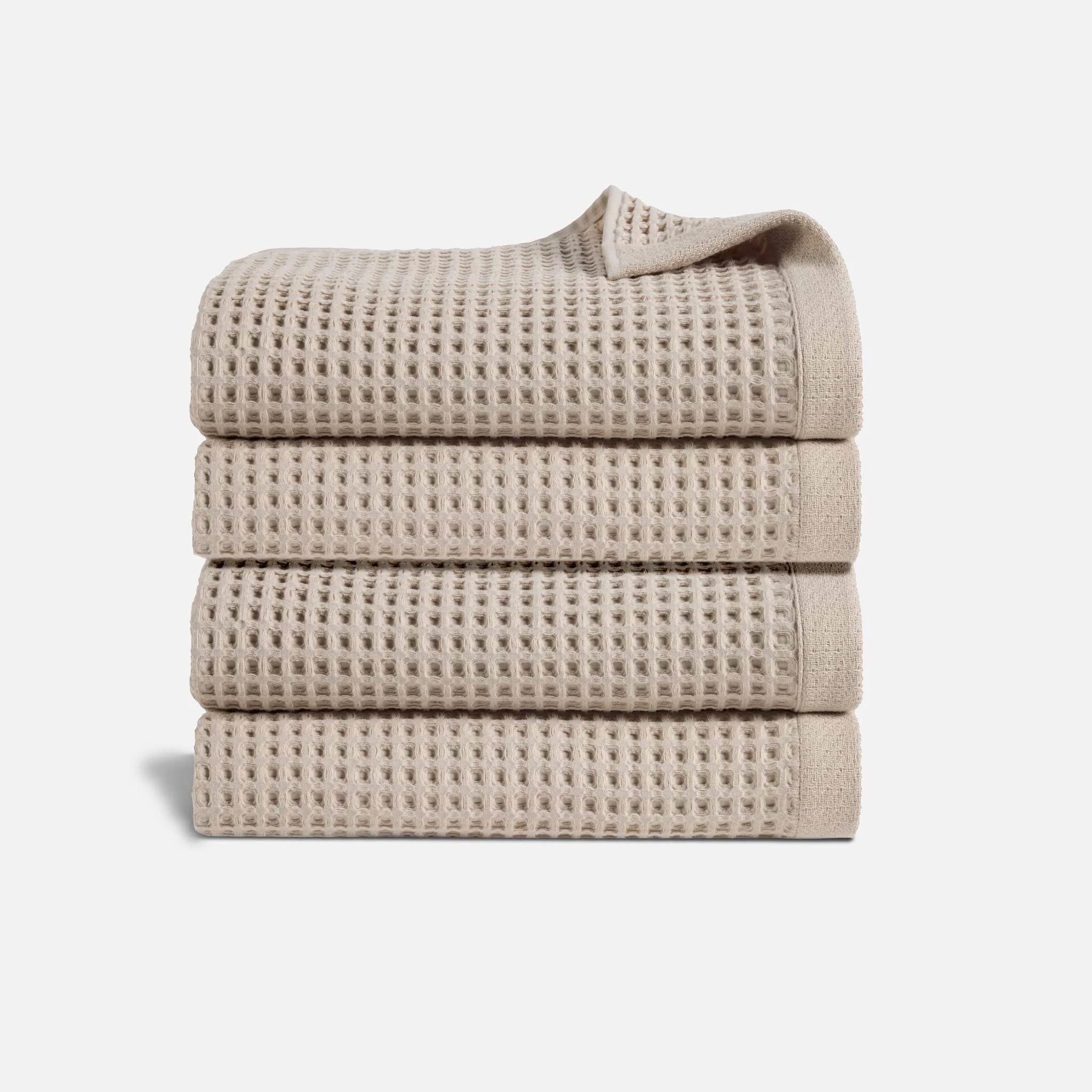 Dreamweave Waffle Set of 4 Bath Towel Bundle - Image 3