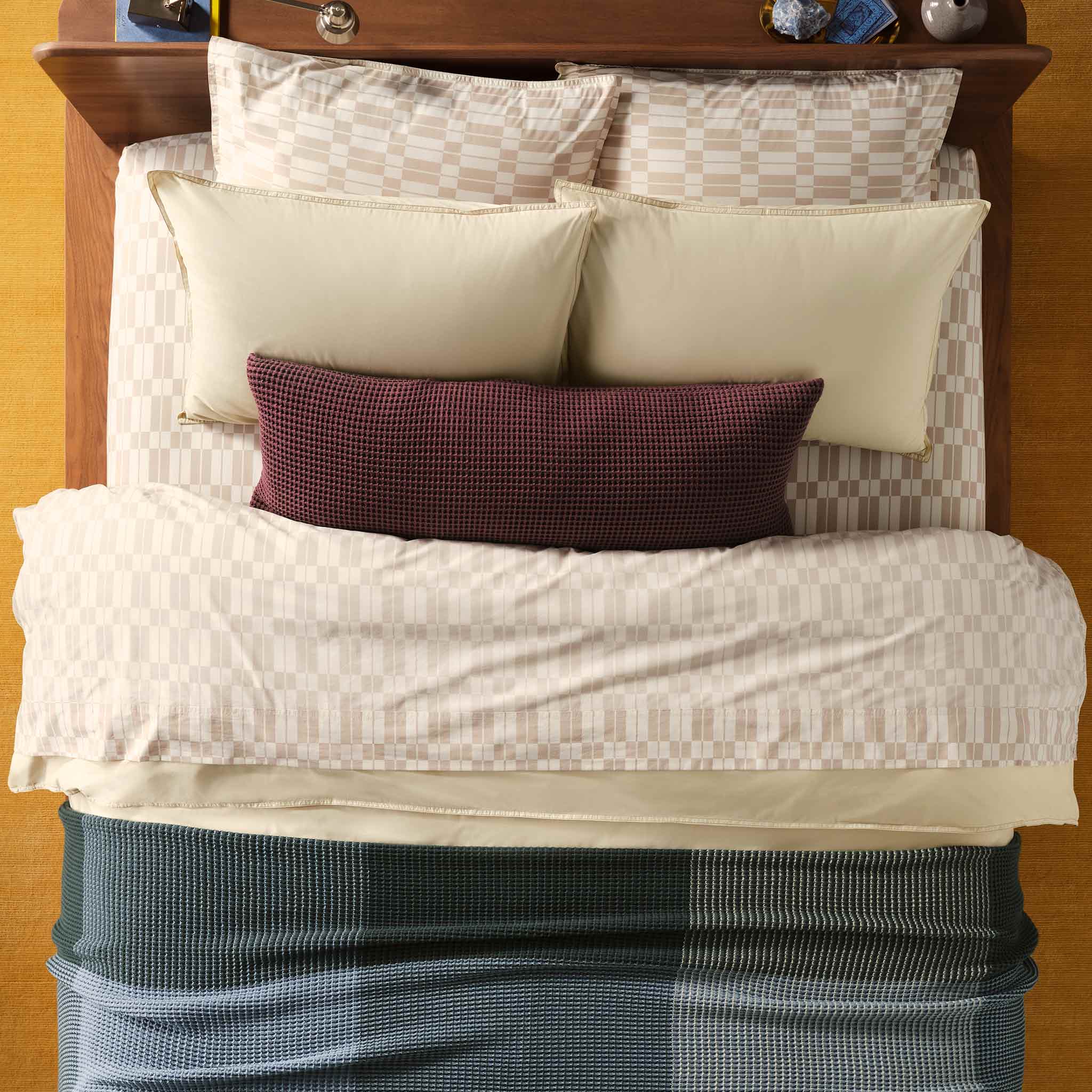 Dreamweave Waffle Lumbar Pillow Cover - Image 36