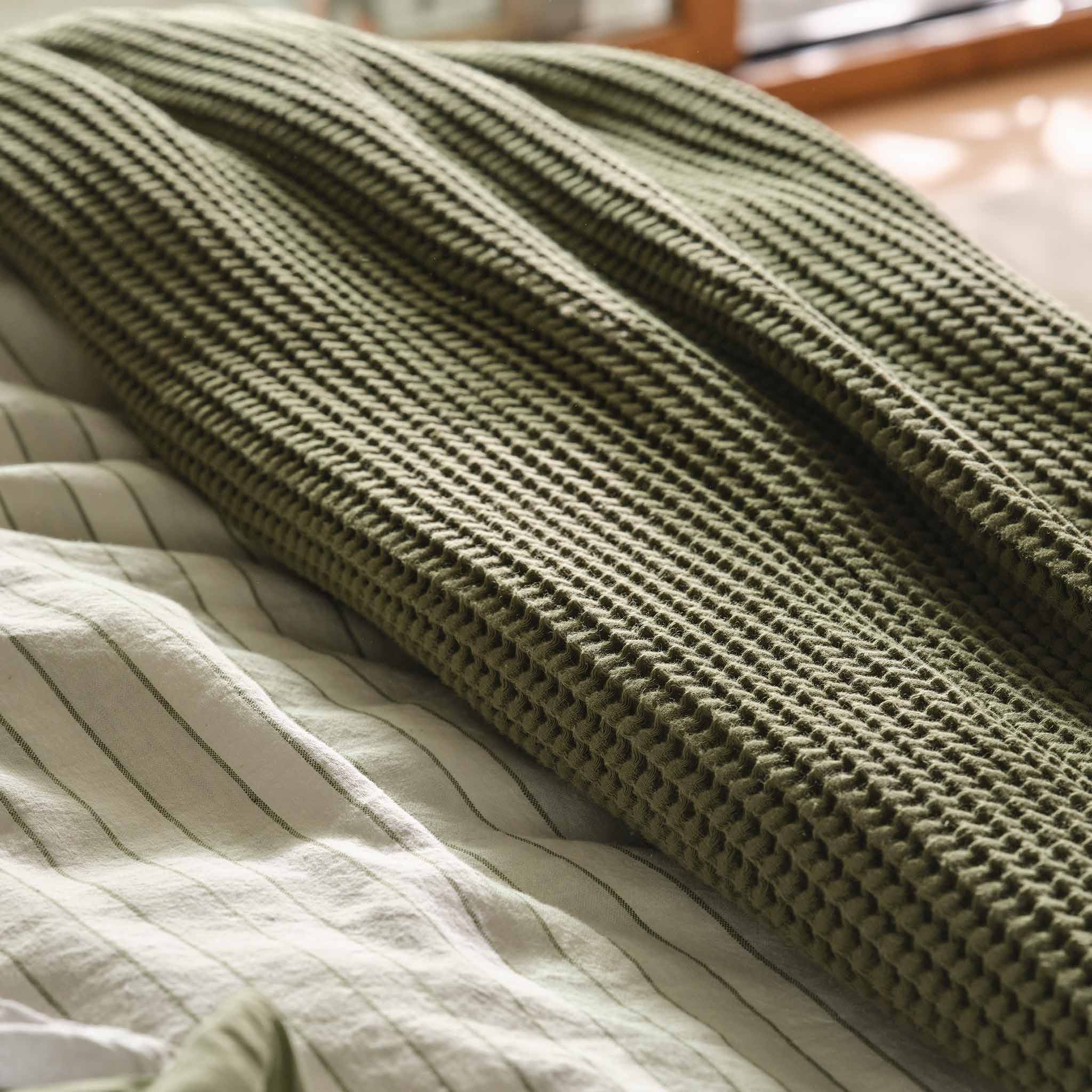 Dreamweave Waffle Throw Blanket - Last Call - Image 5
