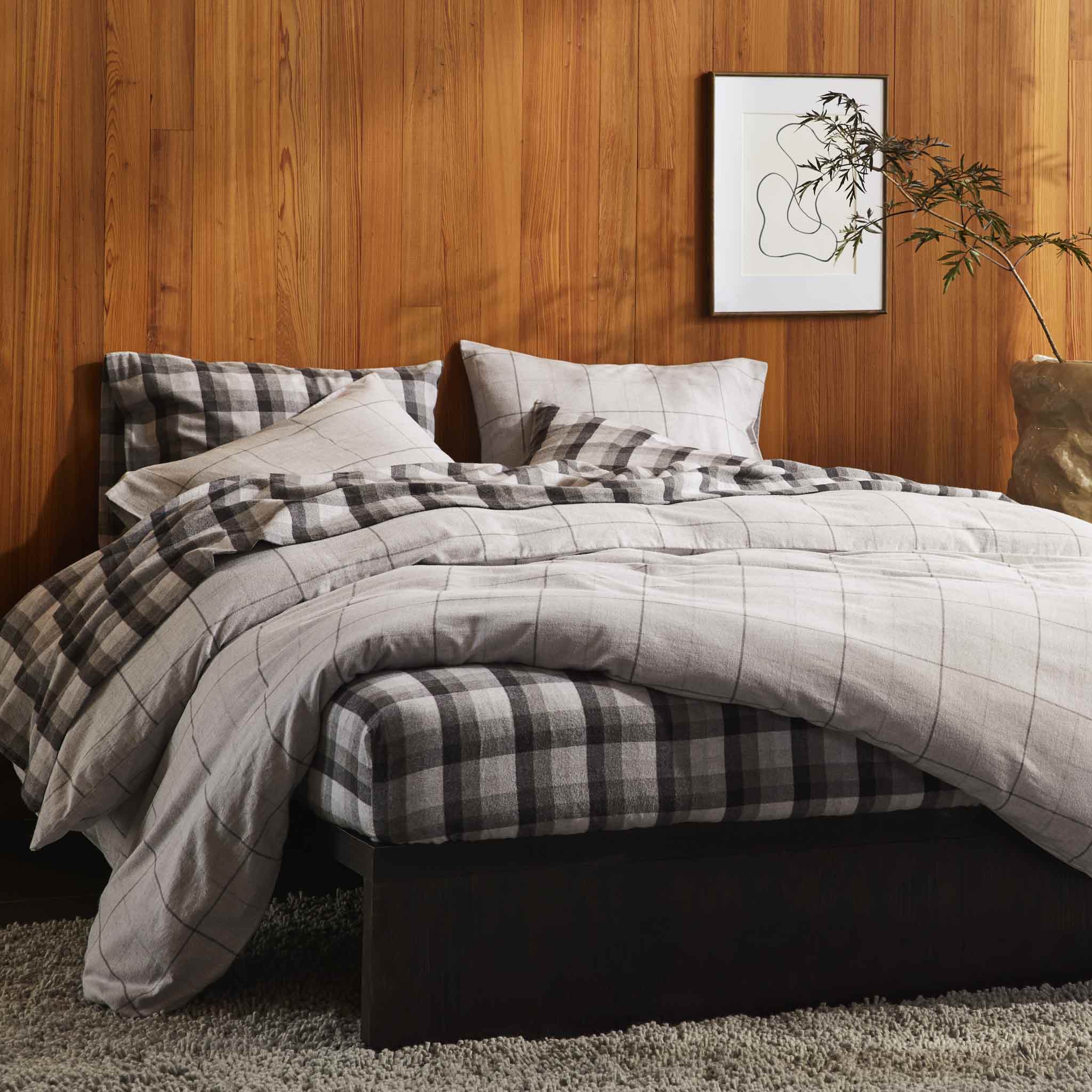 Brushed Flannel Duvet Cover - Image 25