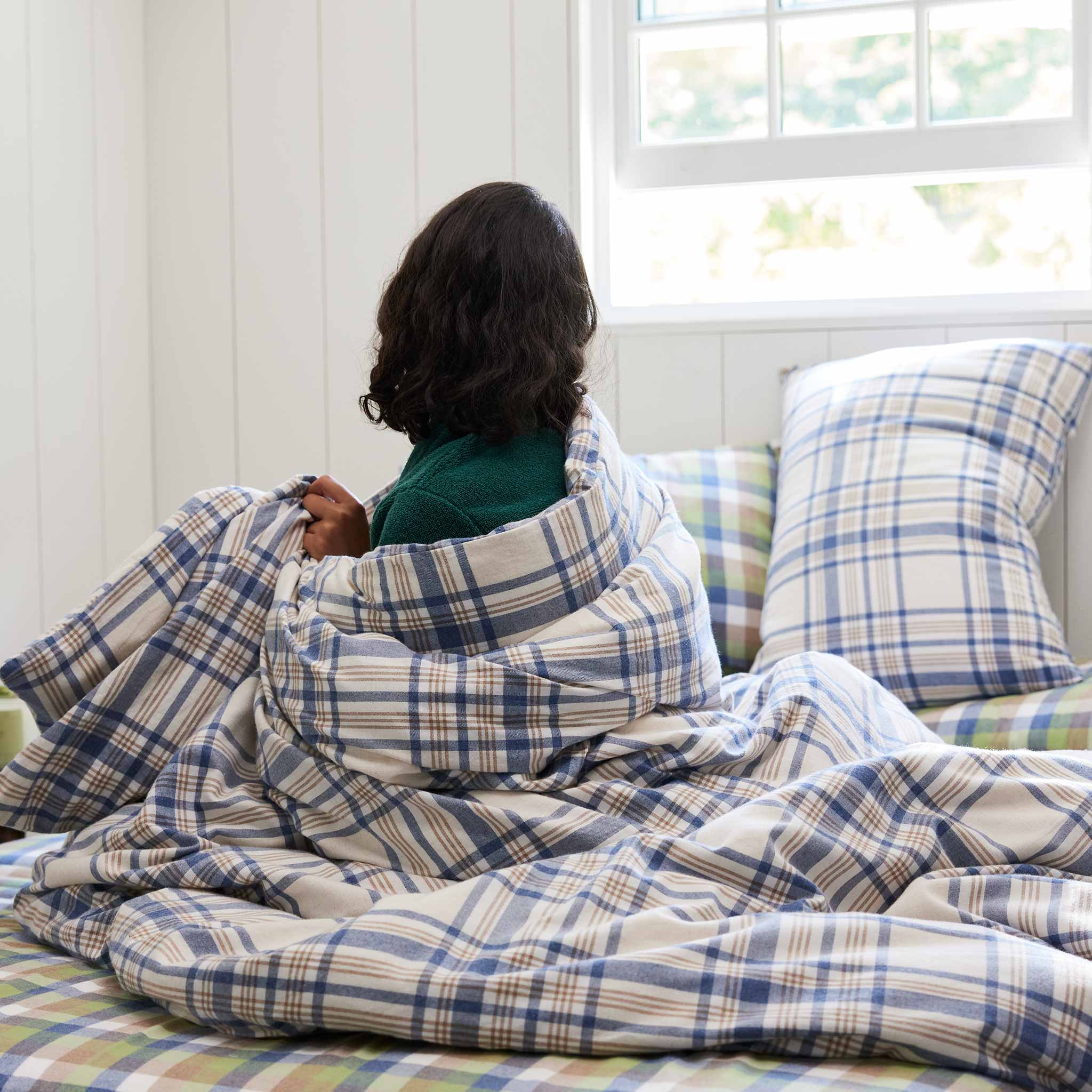 Brushed Flannel Duvet Cover - Image 33