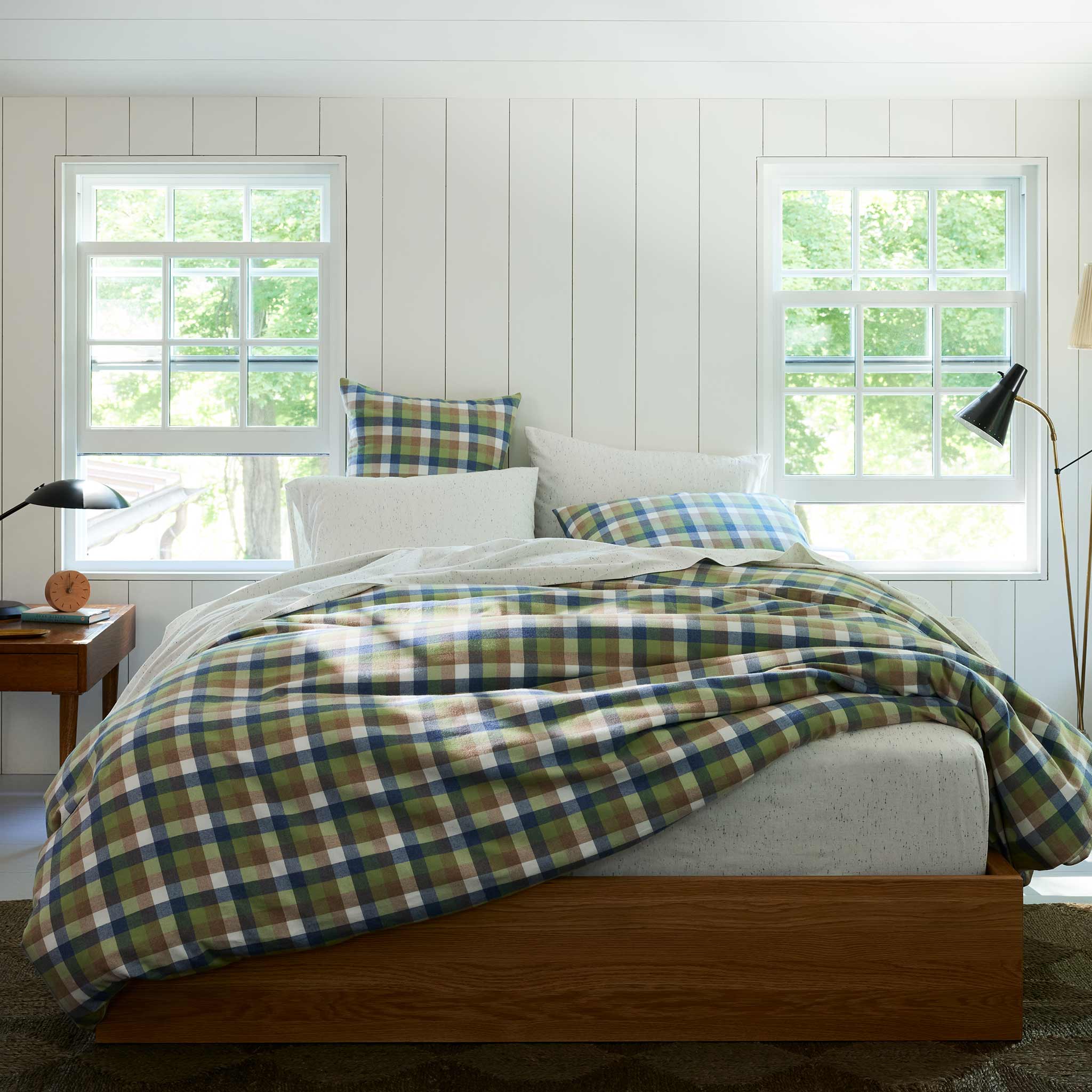 Brushed Flannel Duvet Cover - Image 37
