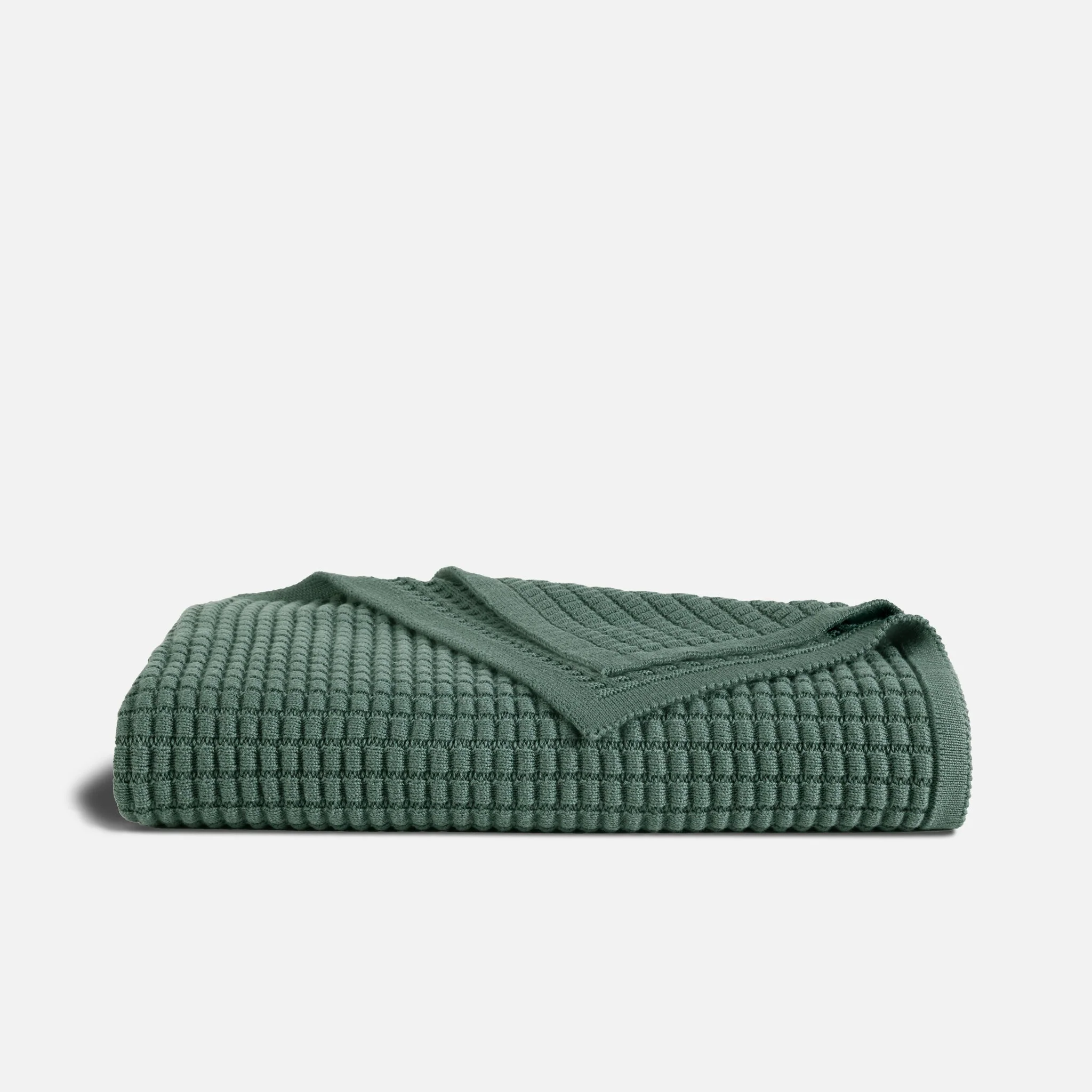 Grid Knit Cotton Throw Blanket - Last Call - Image 31