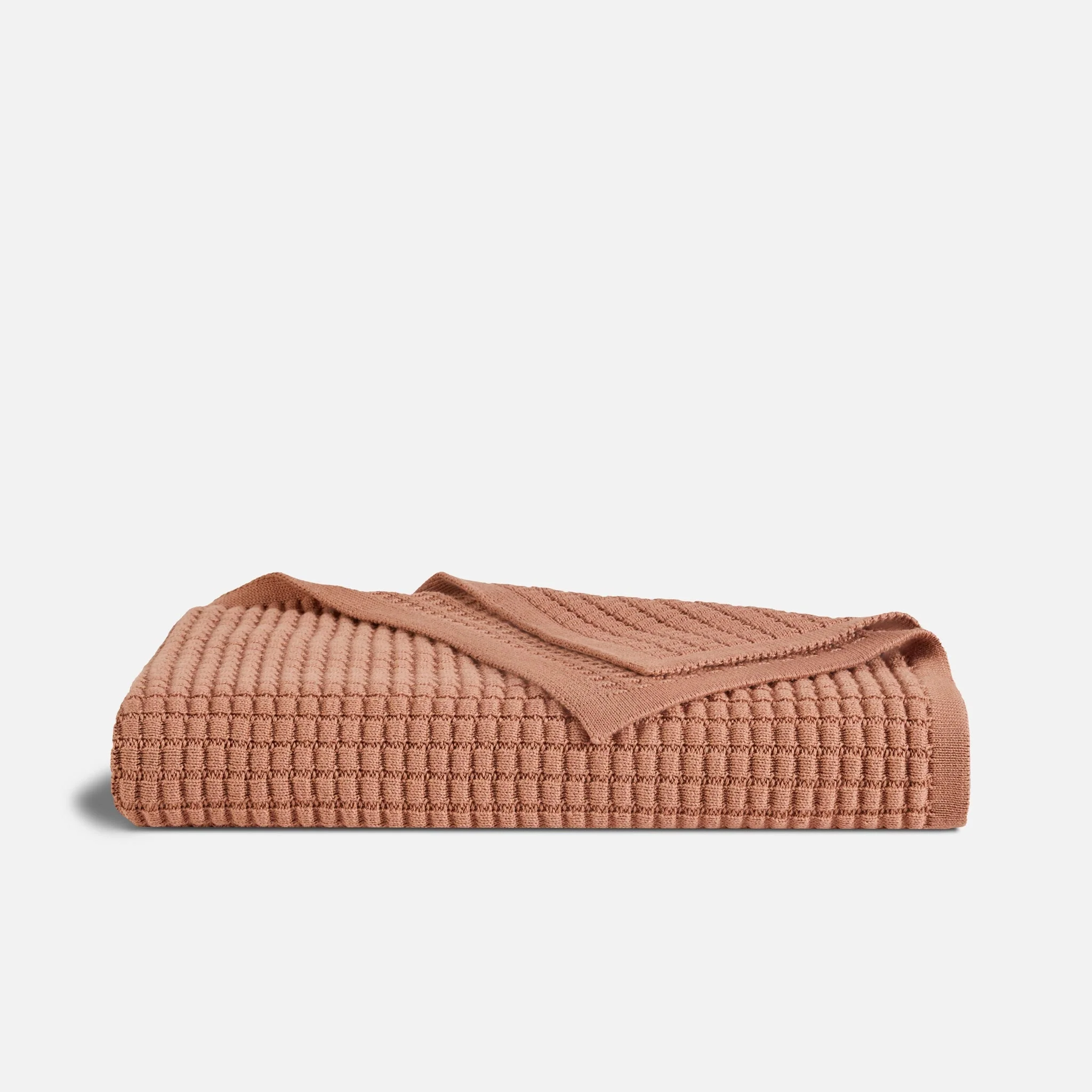 Grid Knit Cotton Throw Blanket - Last Call - Image 40