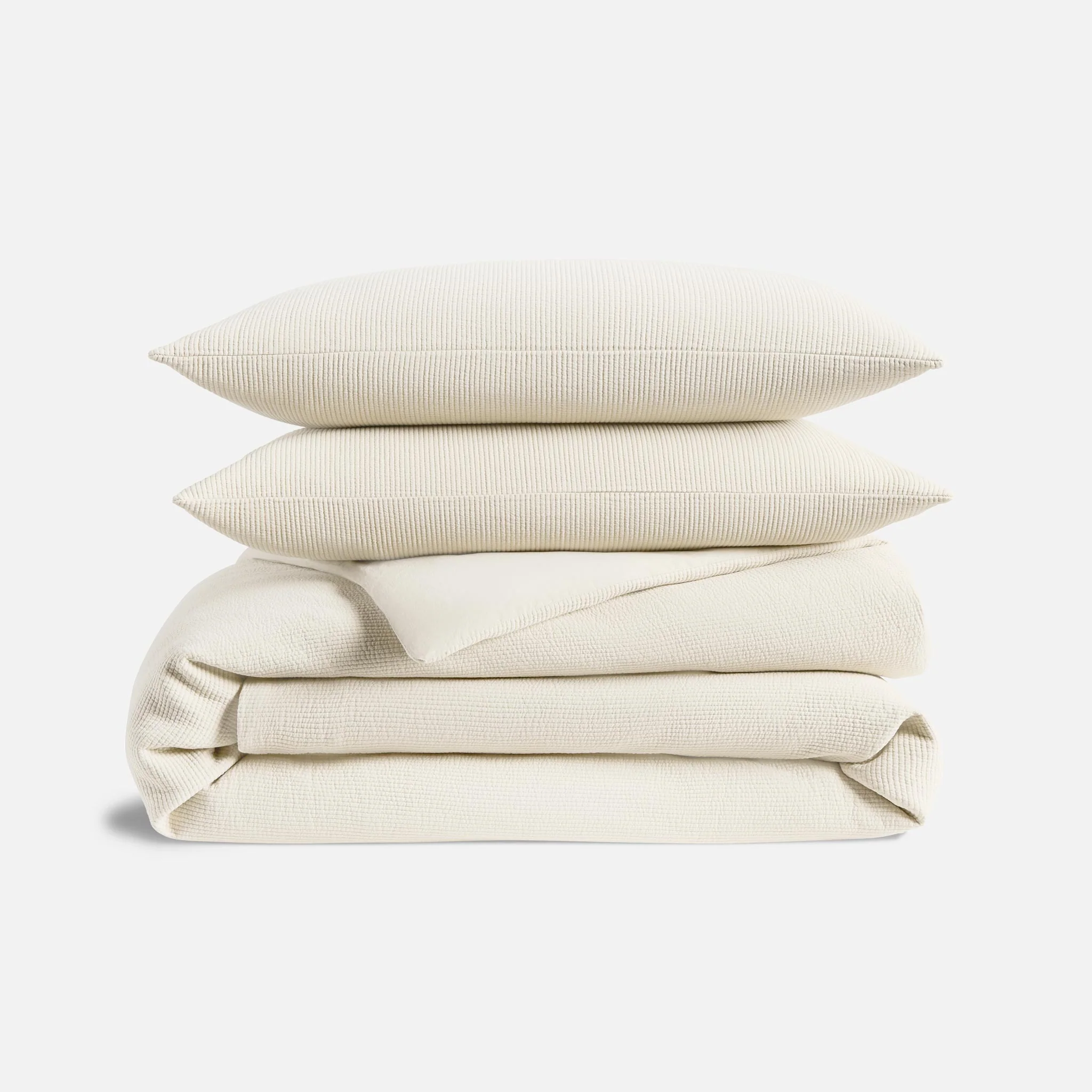 Ribbed Matelasse Duvet Set - Image 17