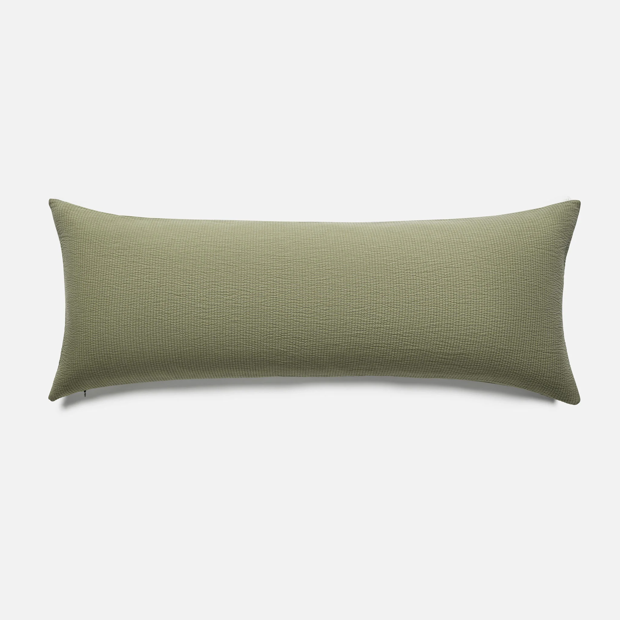 Ribbed Matelasse Lumbar Pillow Cover - Image 5