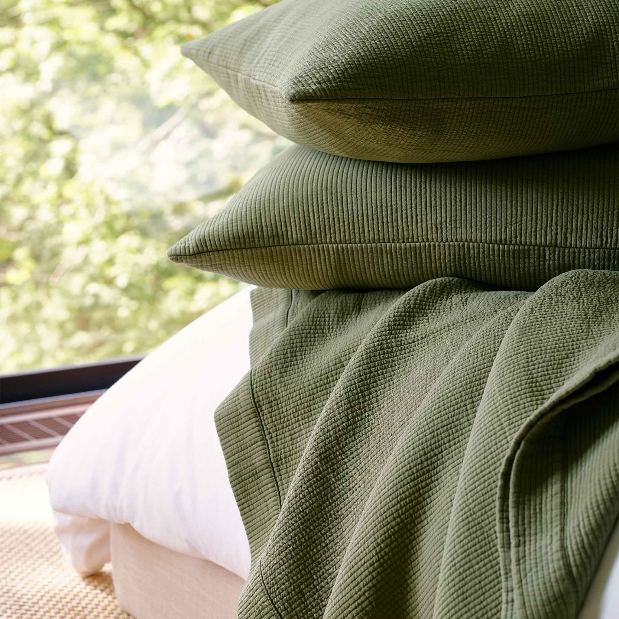 Ribbed Matelasse Sham Set - Last Call - Image 16