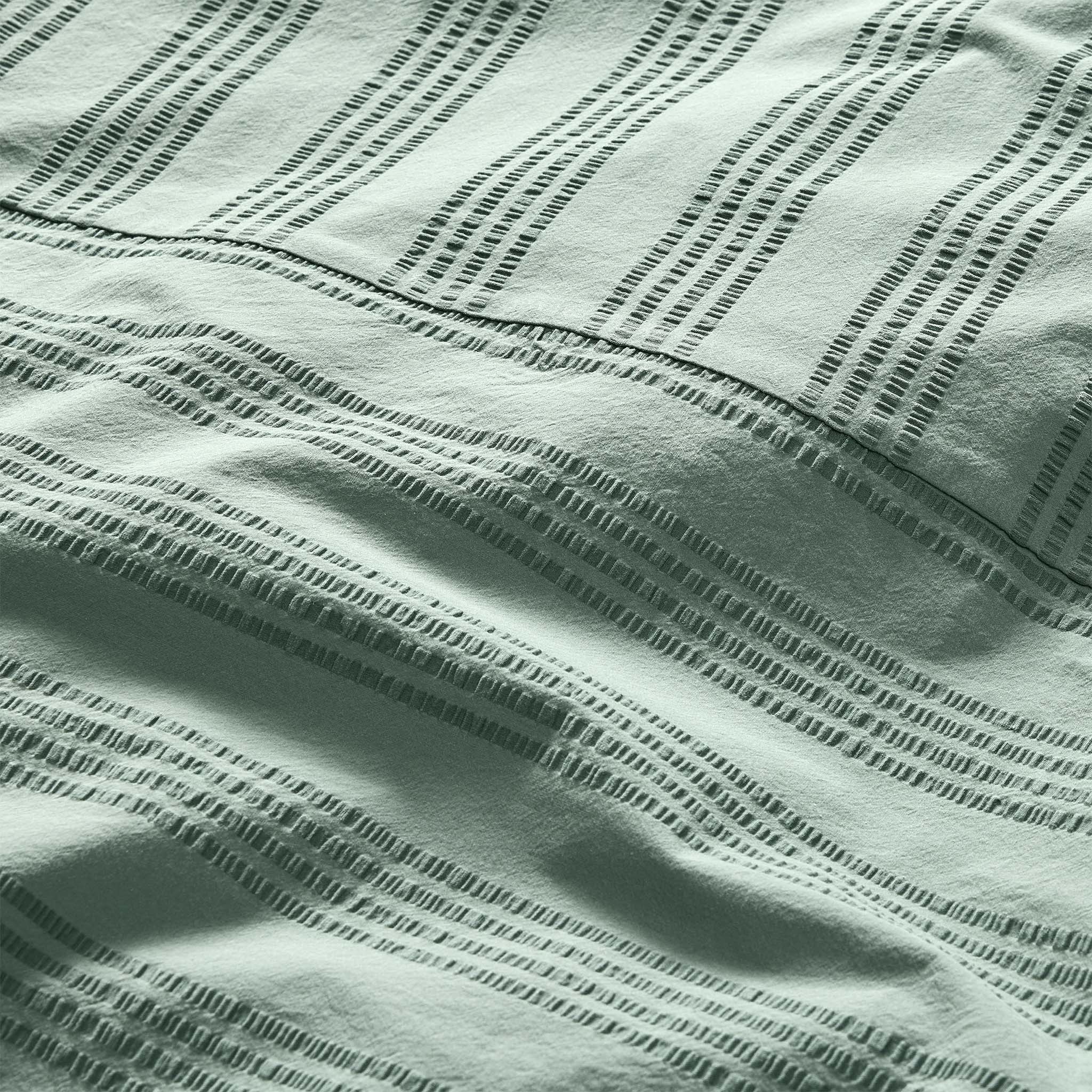 Seersucker Classic Percale Duvet Set - Image 7