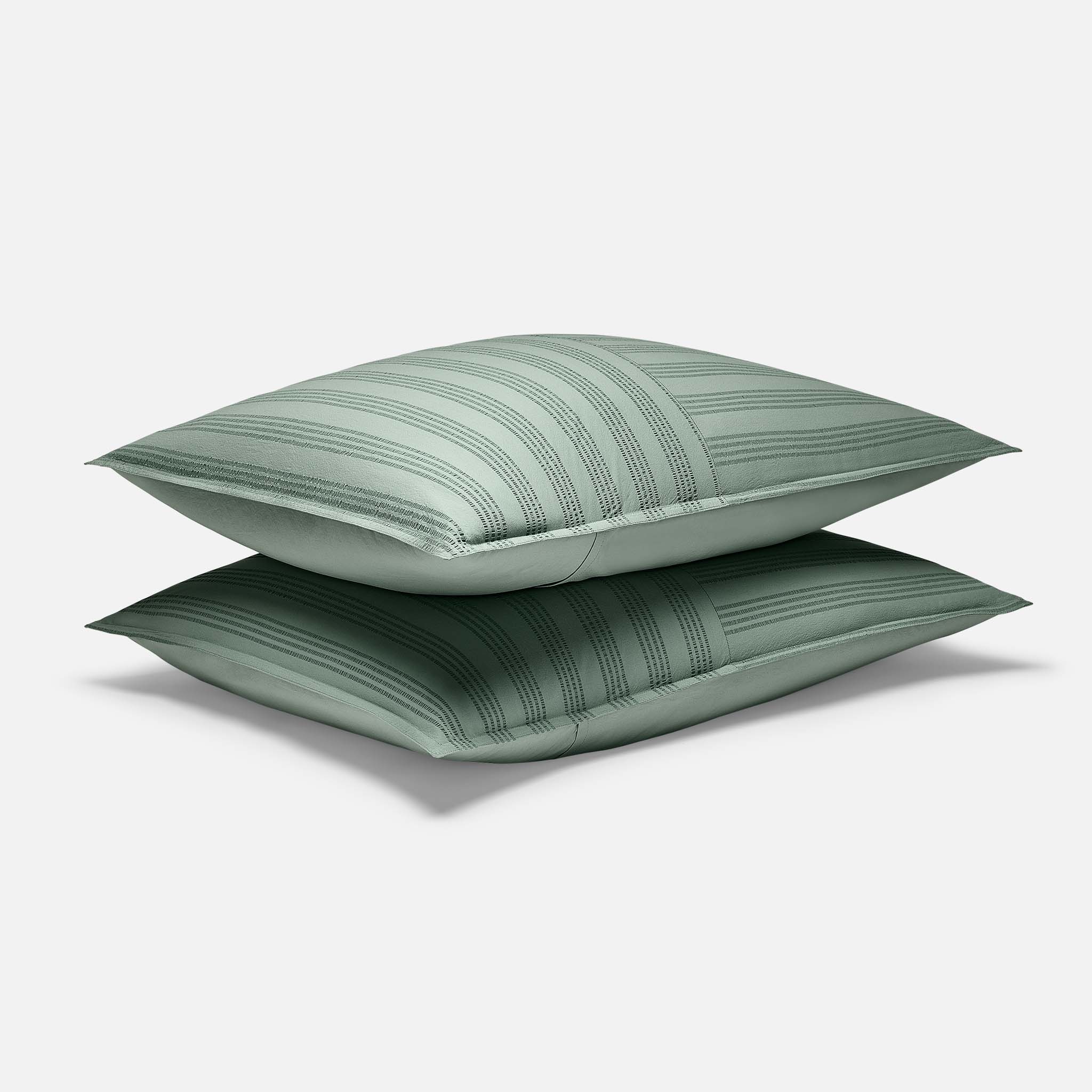 Seersucker Classic Percale Sham Set - Image 4