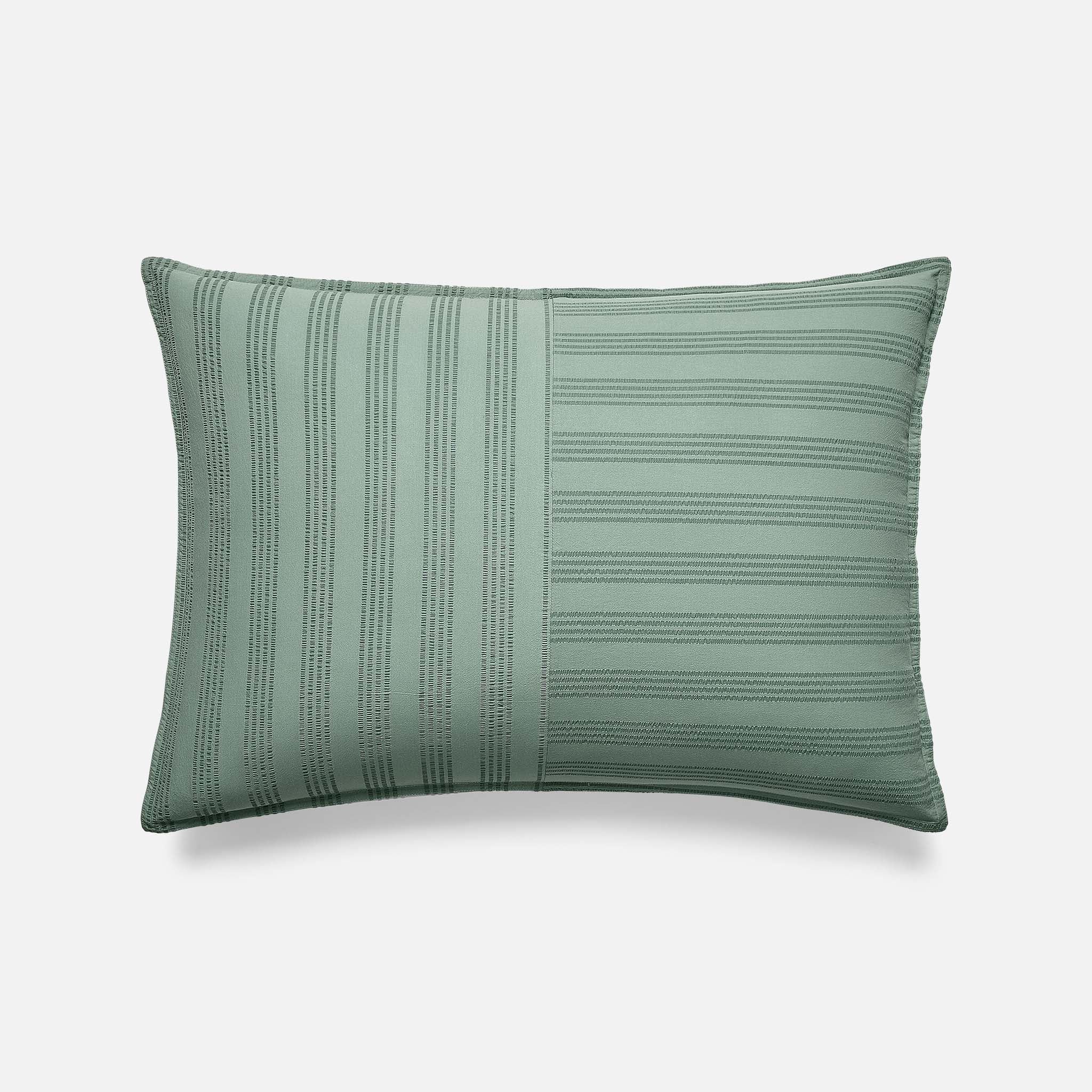 Seersucker Classic Percale Sham Set - Image 5