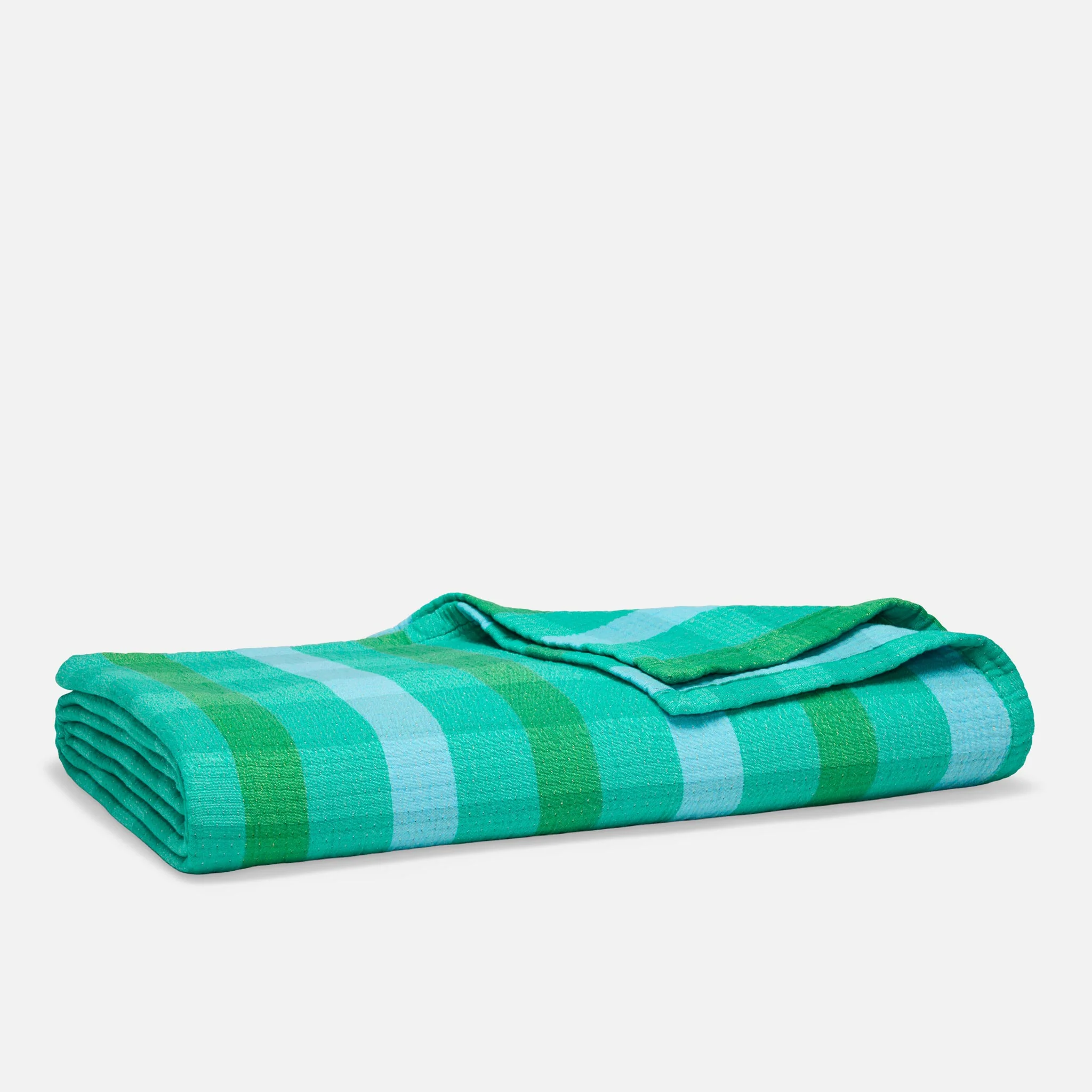 Sunwashed Check Bed Blanket - Image 4