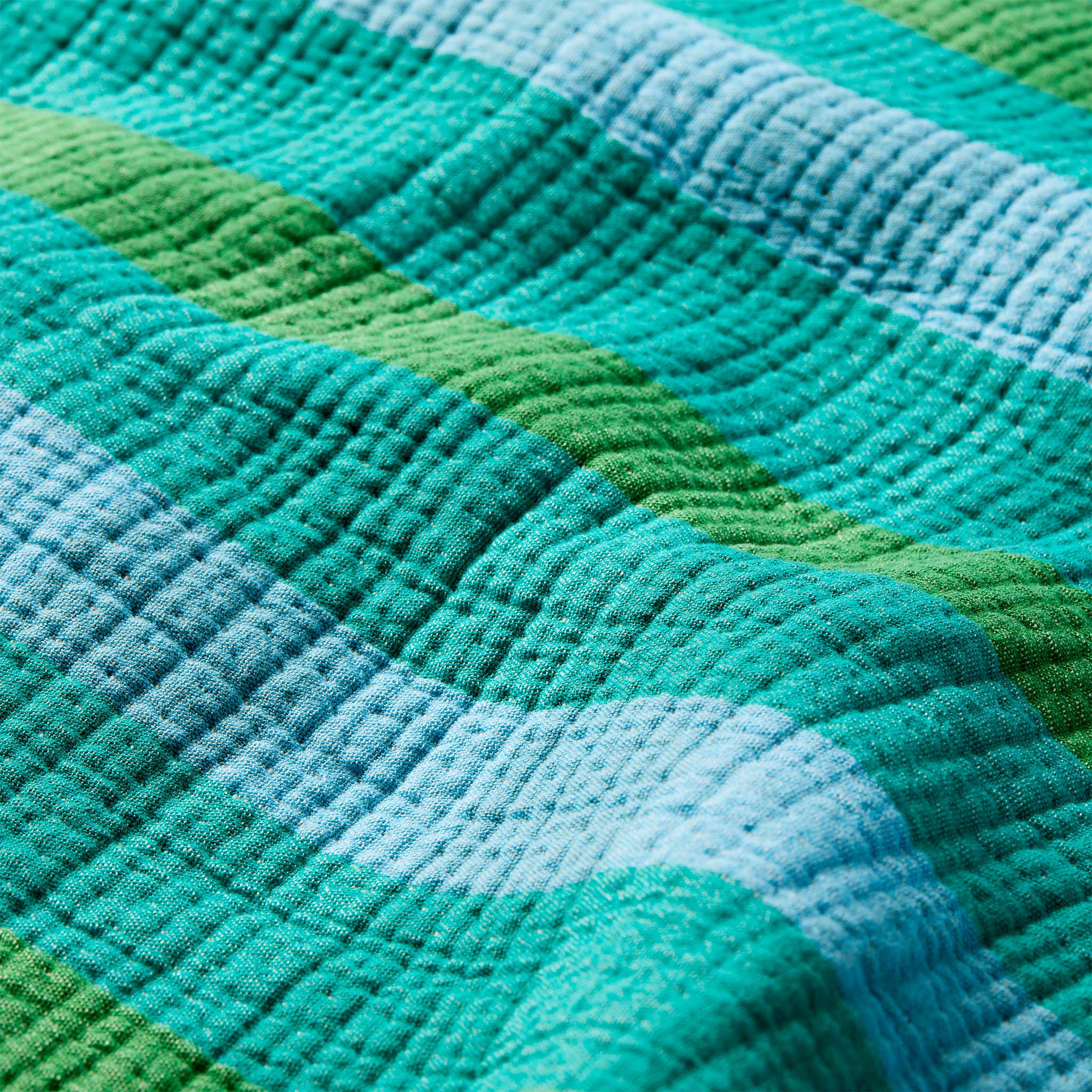 Sunwashed Check Bed Blanket - Image 5