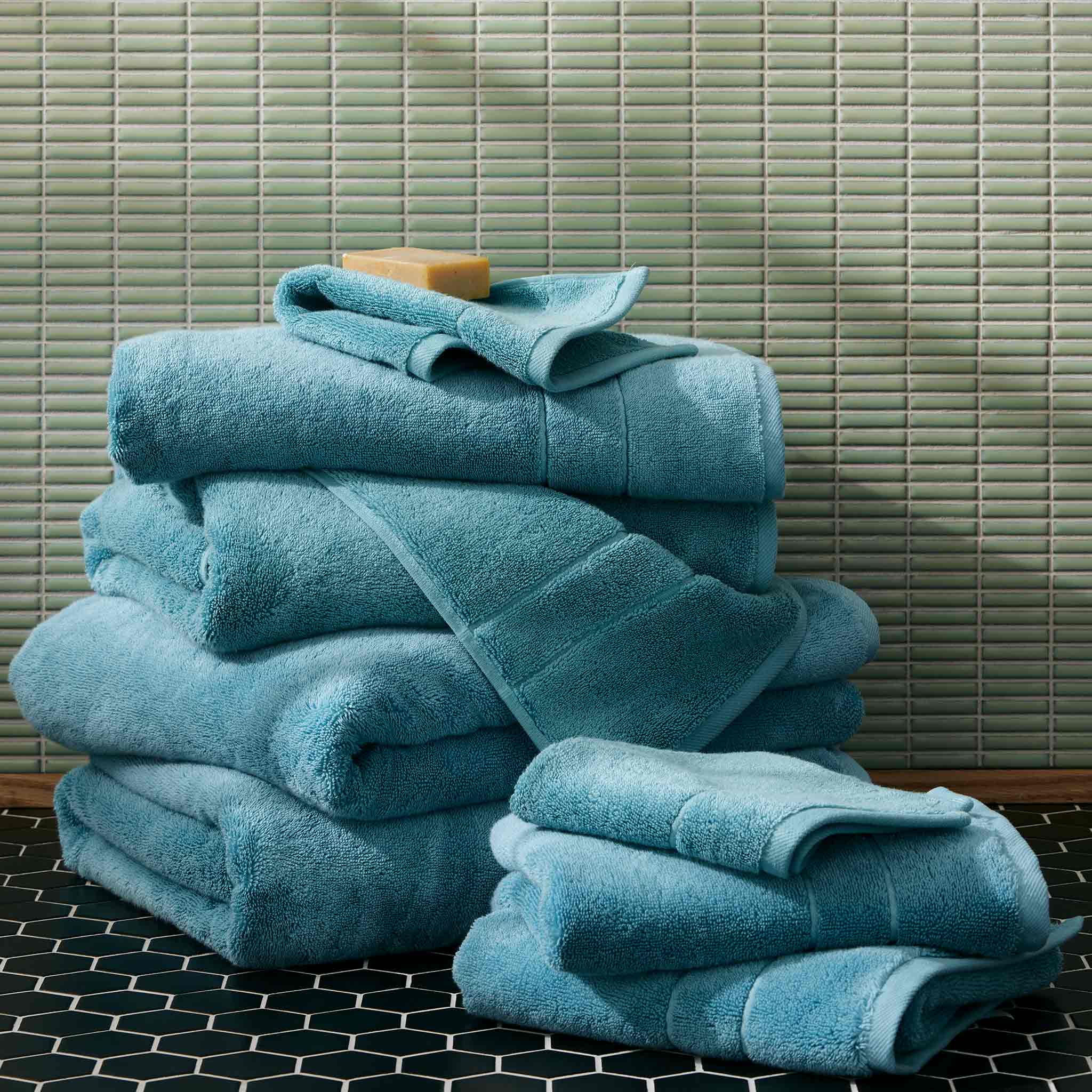 Super-Plush Turkish Cotton Bath Towels Set of 2 - Last Call - Image 16