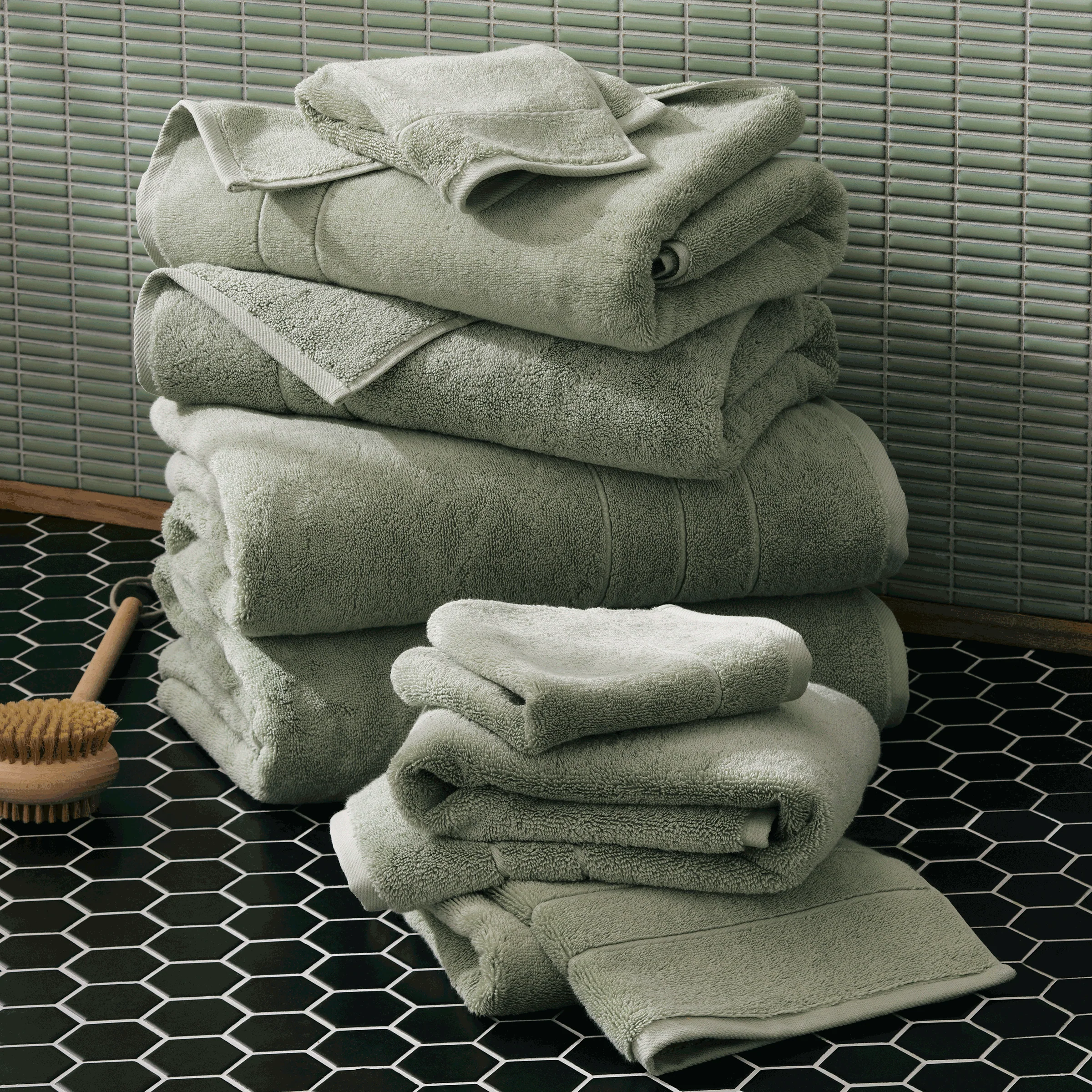 Super-Plush Turkish Cotton Bath Towels Set of 2 - Last Call - Image 24