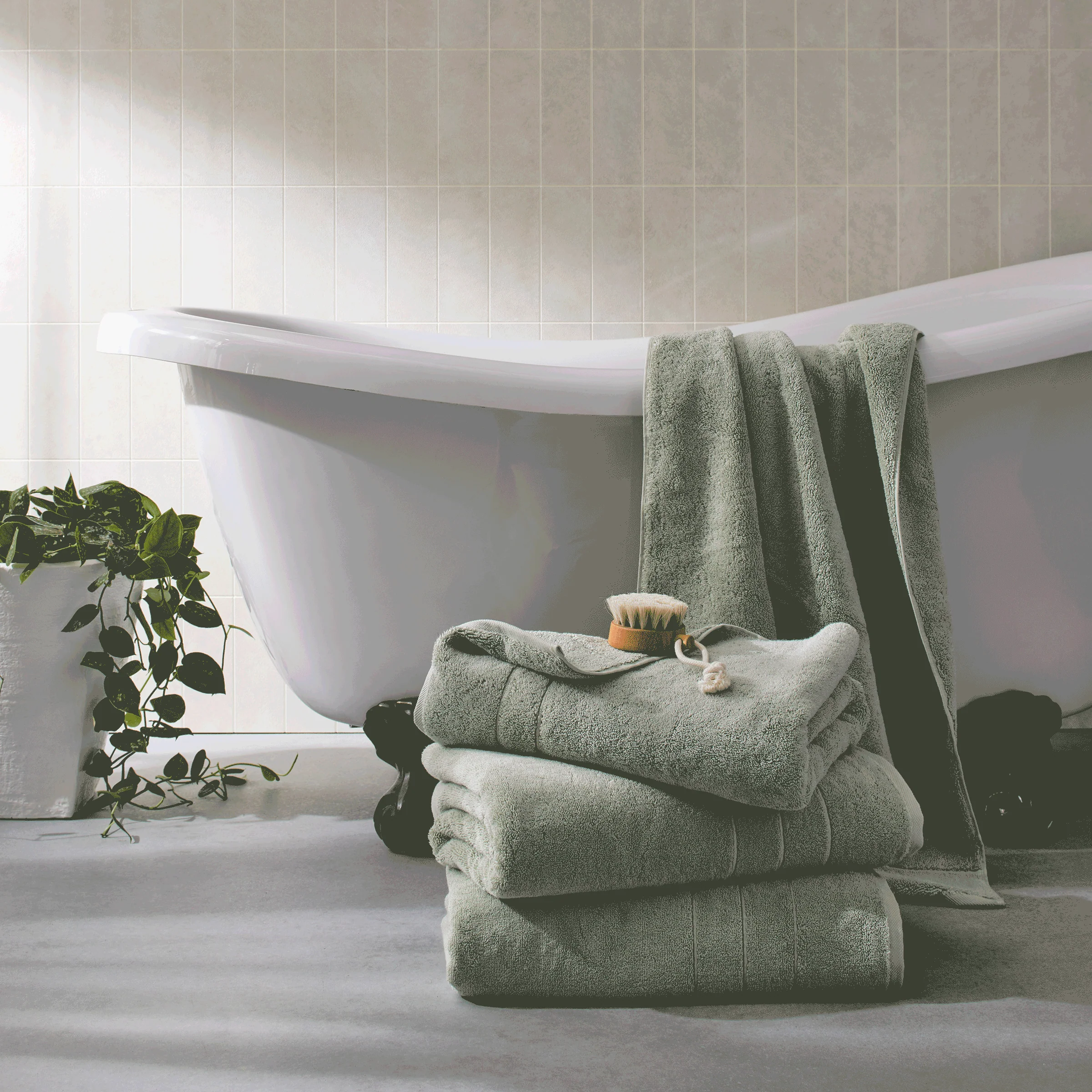 Super-Plush Turkish Cotton Bath Towels Set of 2 - Last Call - Image 25
