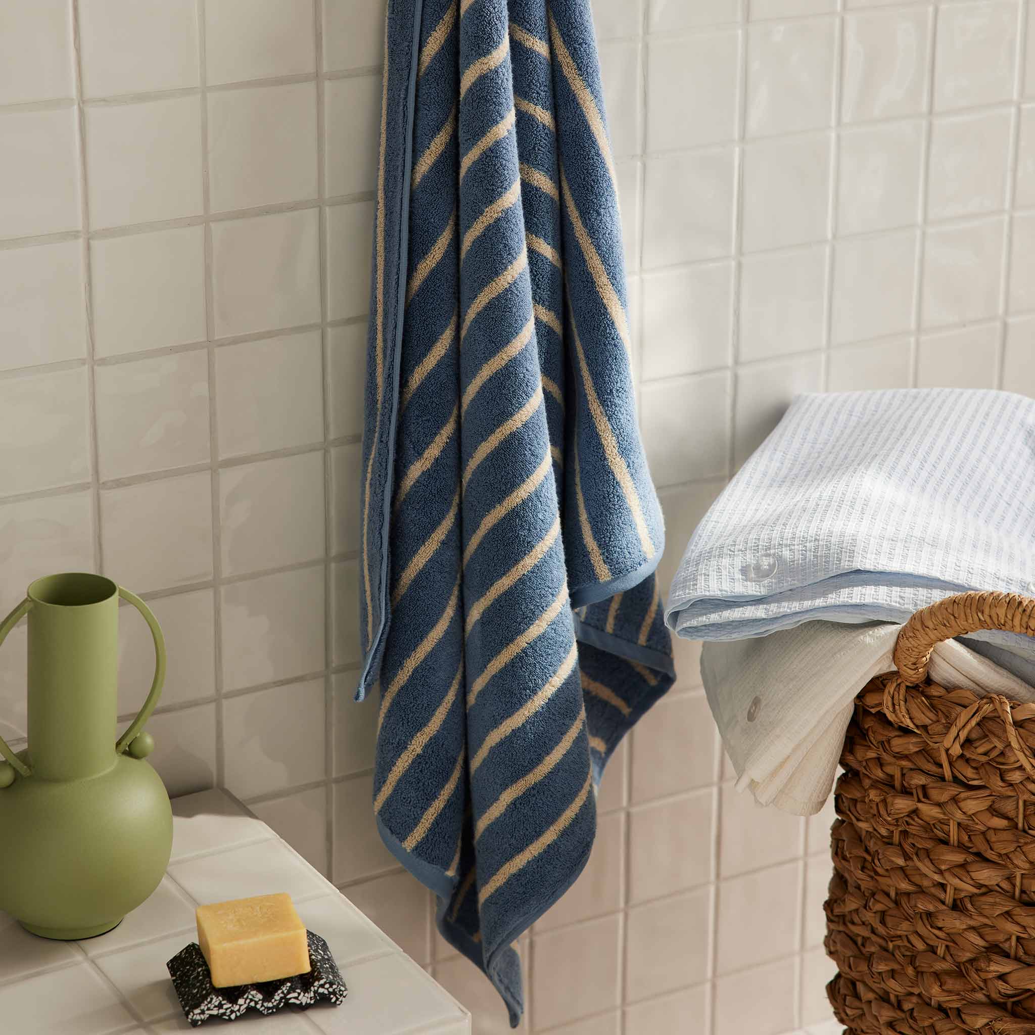 Super-Plush Turkish Cotton Hand Towels Set of 2 - Last Call - Image 8