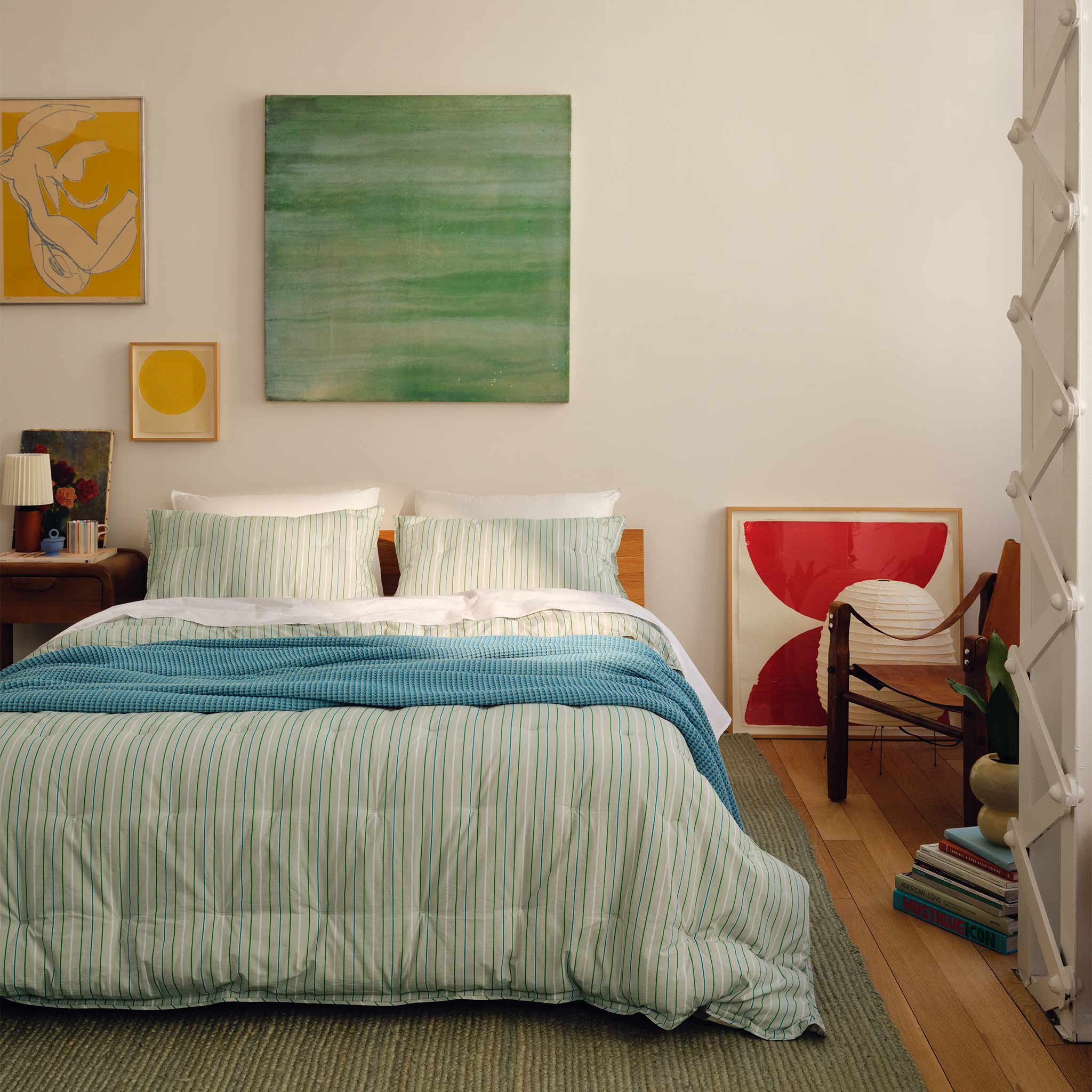 Washed Classic Percale Comforter - Image 26