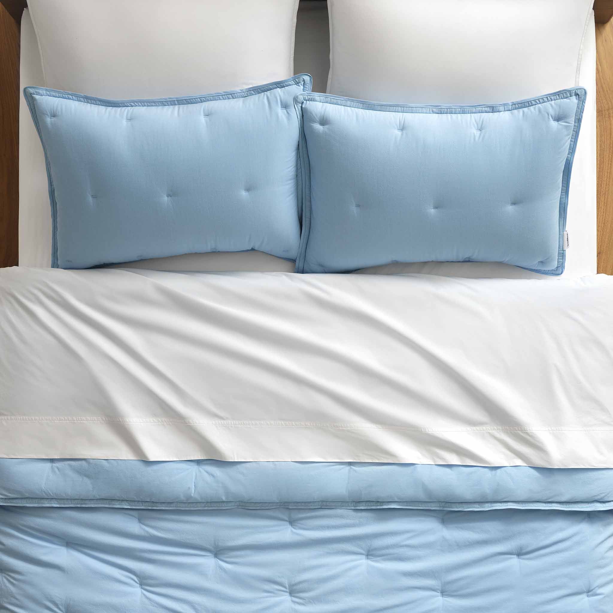 Washed Classic Percale Comforter Set - Image 6
