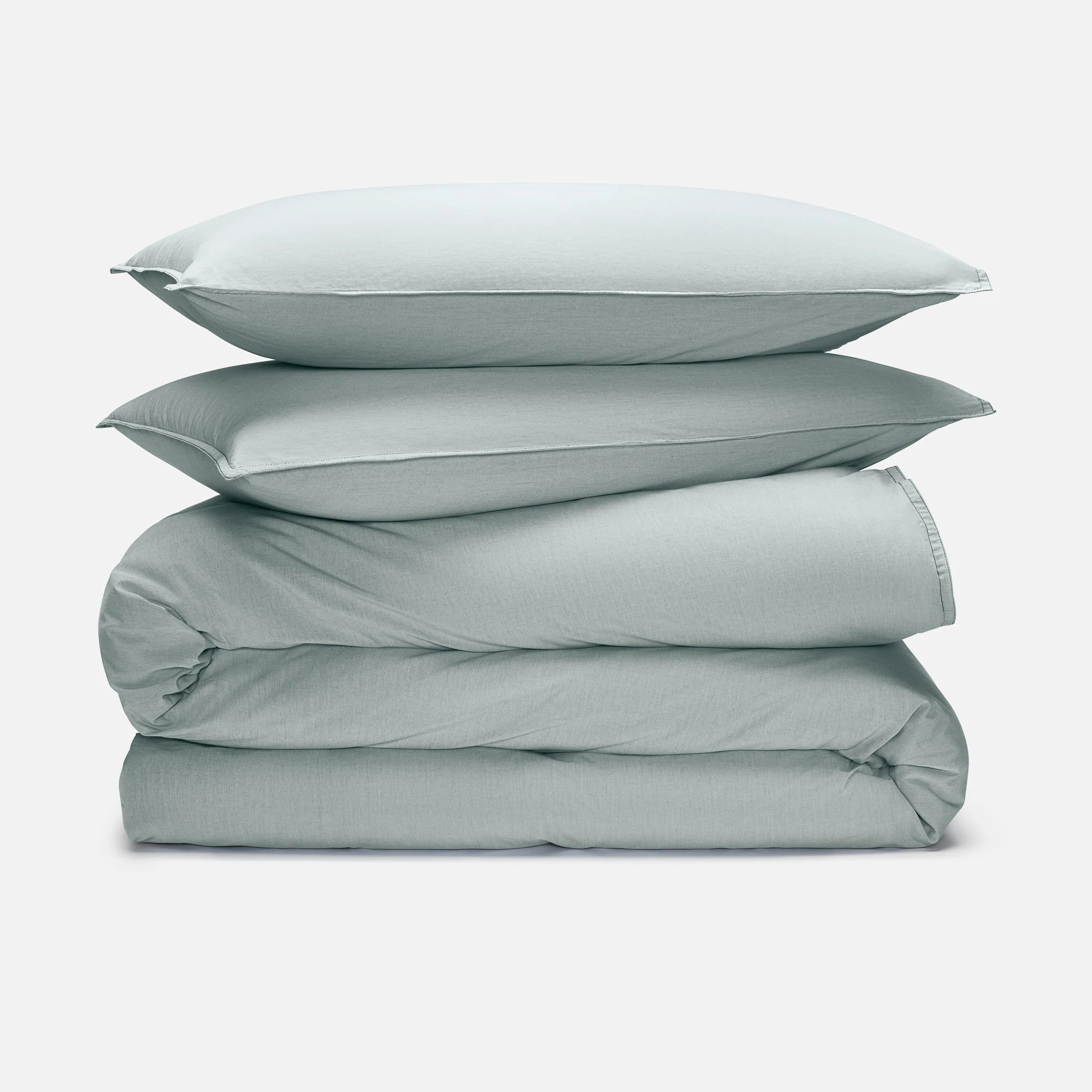 Washed Classic Percale Duvet Set - Image 12