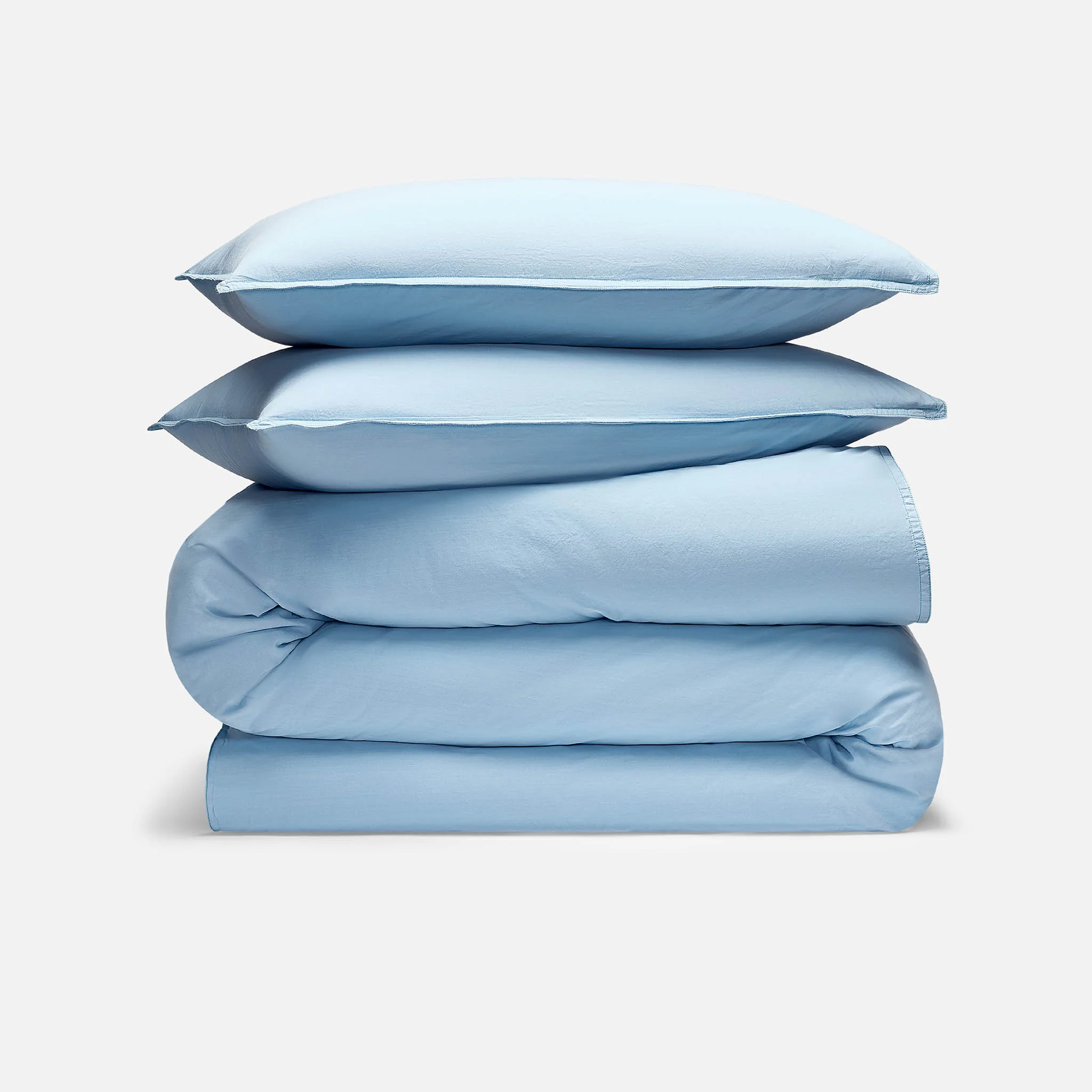 Washed Classic Percale Duvet Set - Image 34