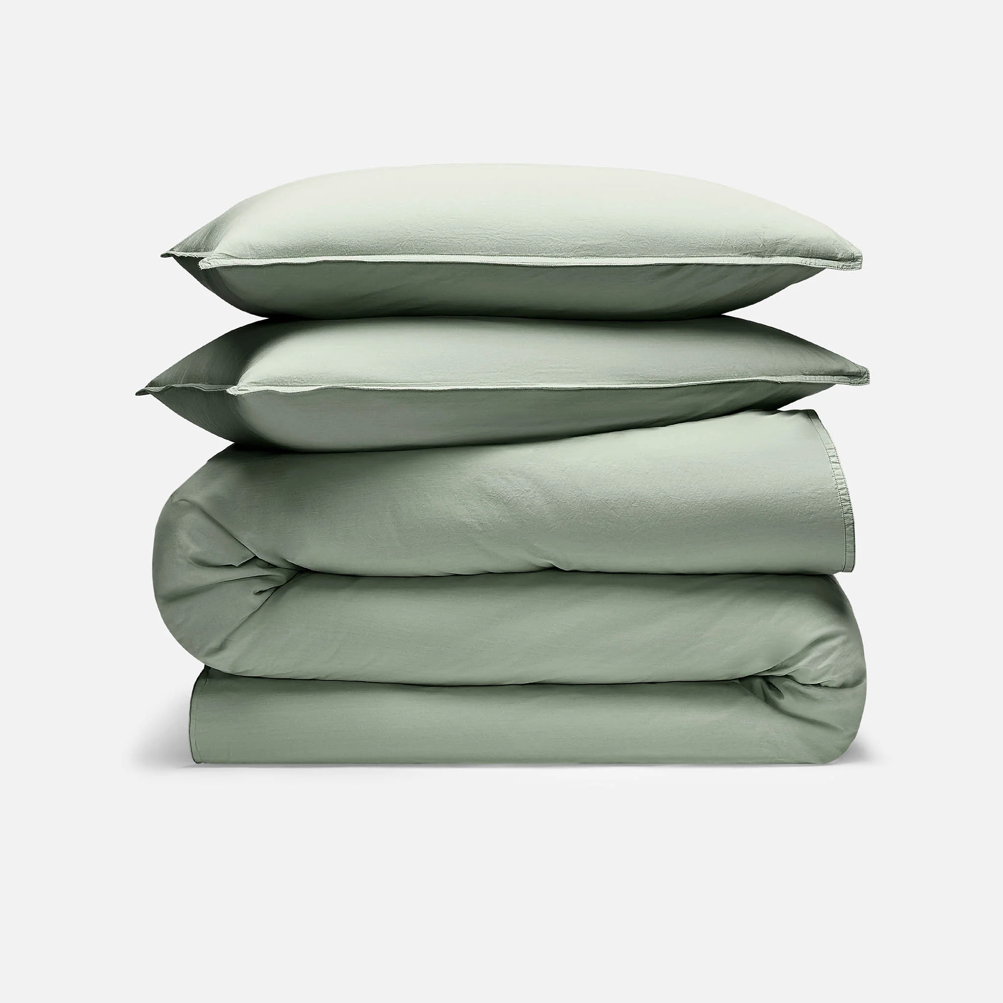 Washed Classic Percale Duvet Set - Image 37