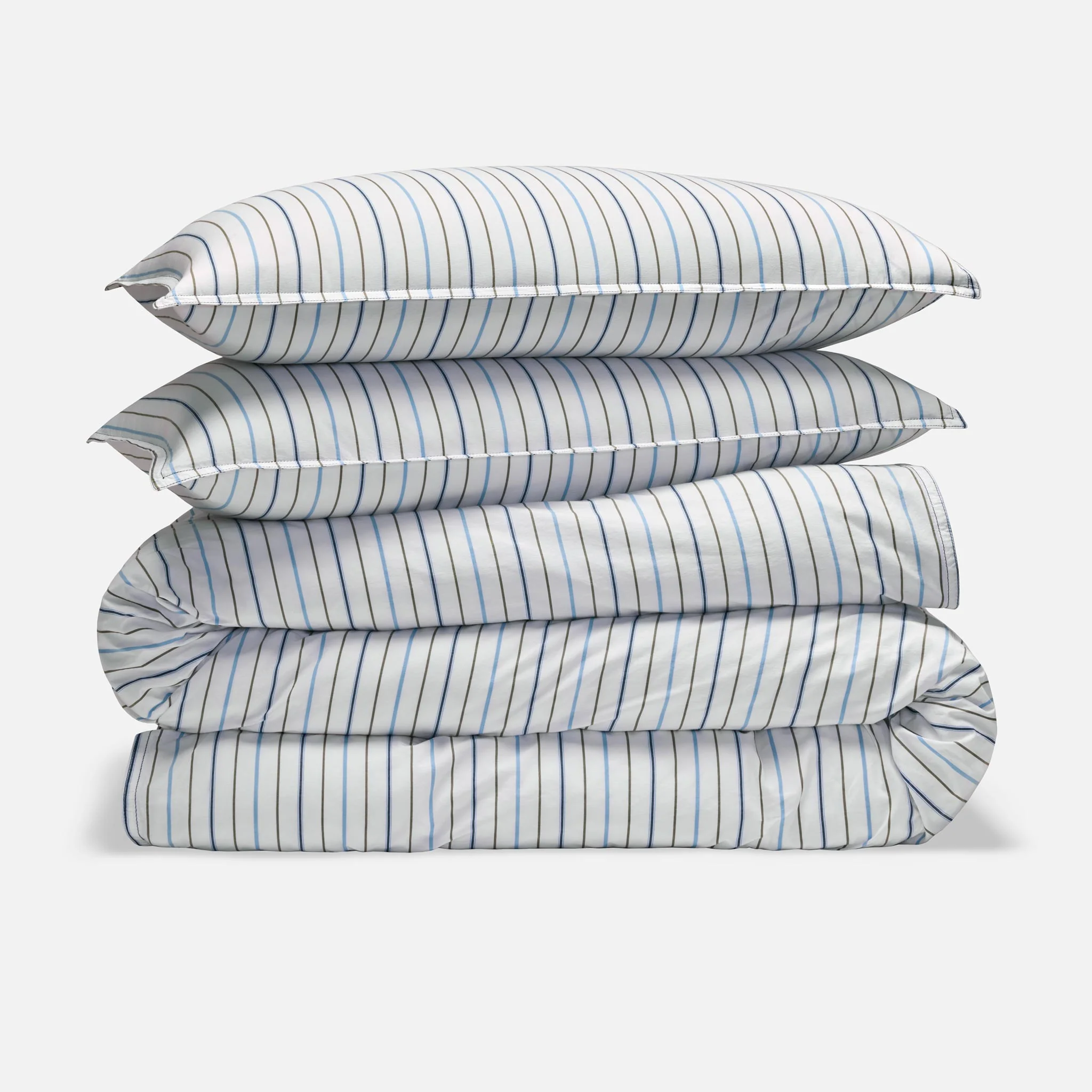 Washed Classic Percale Duvet Set - Image 57