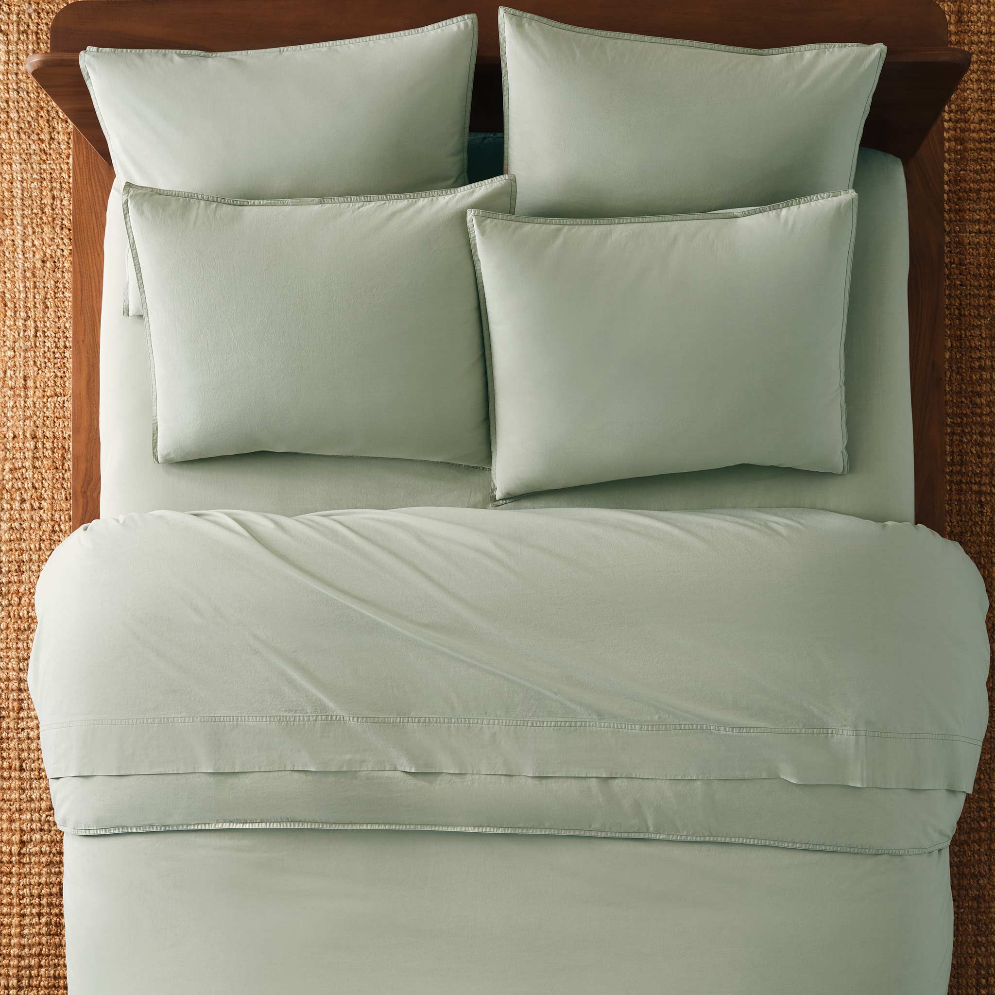 Washed Classic Percale Pillowcase Set - Image 17
