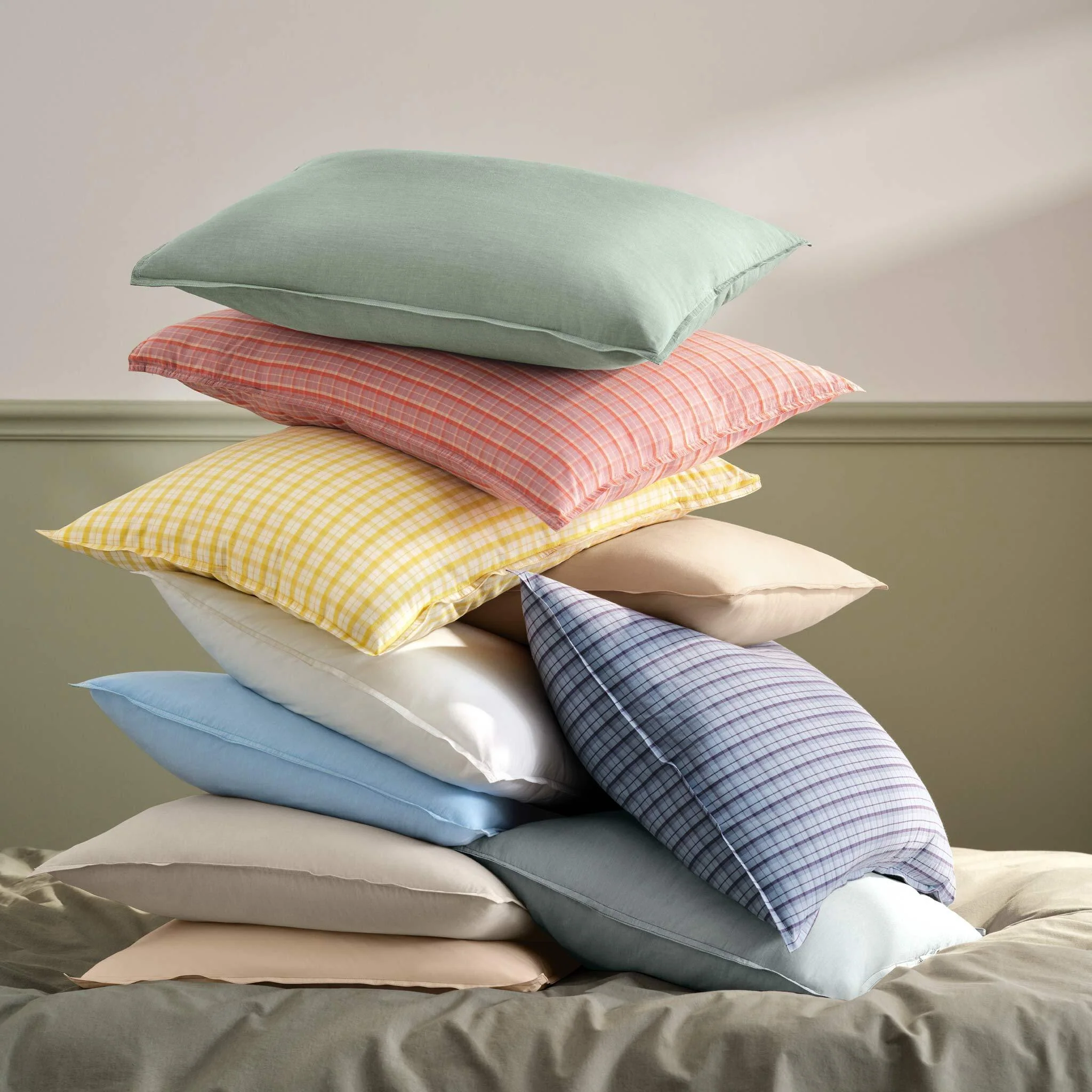 Washed Classic Percale Pillowcase Set - Image 50