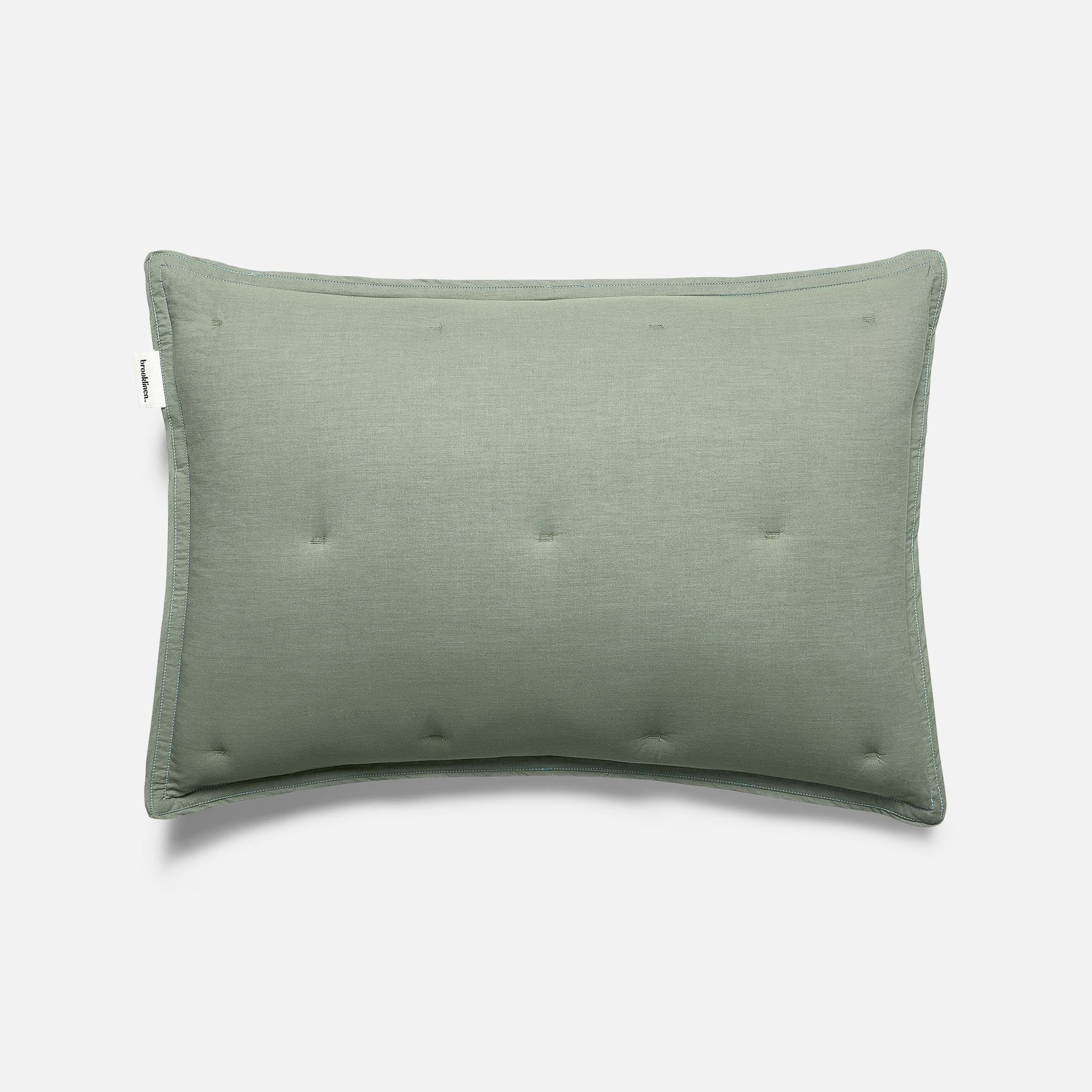 Washed Classic Percale Sham Set - Image 11