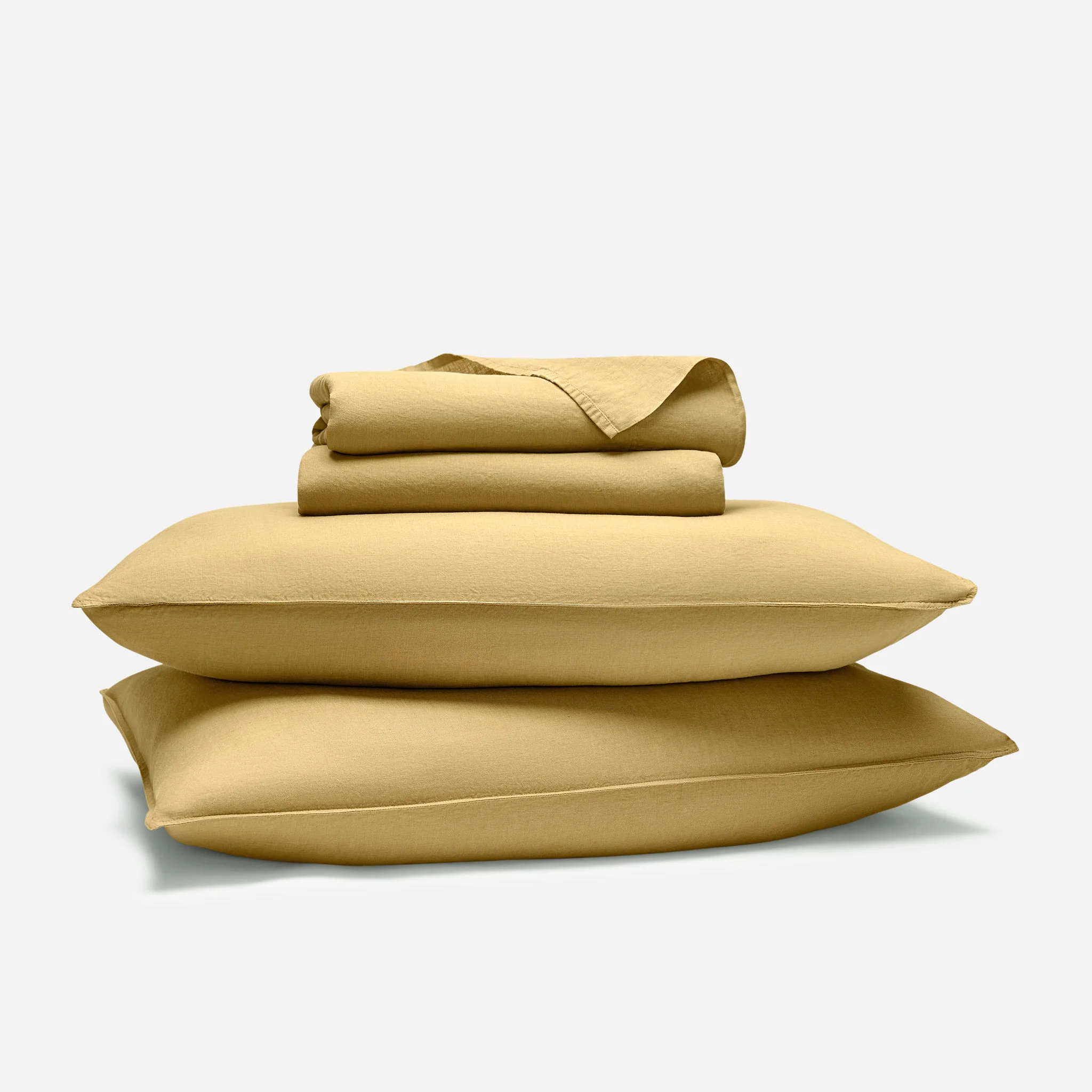Washed European Linen Core Sheet Set - Image 103