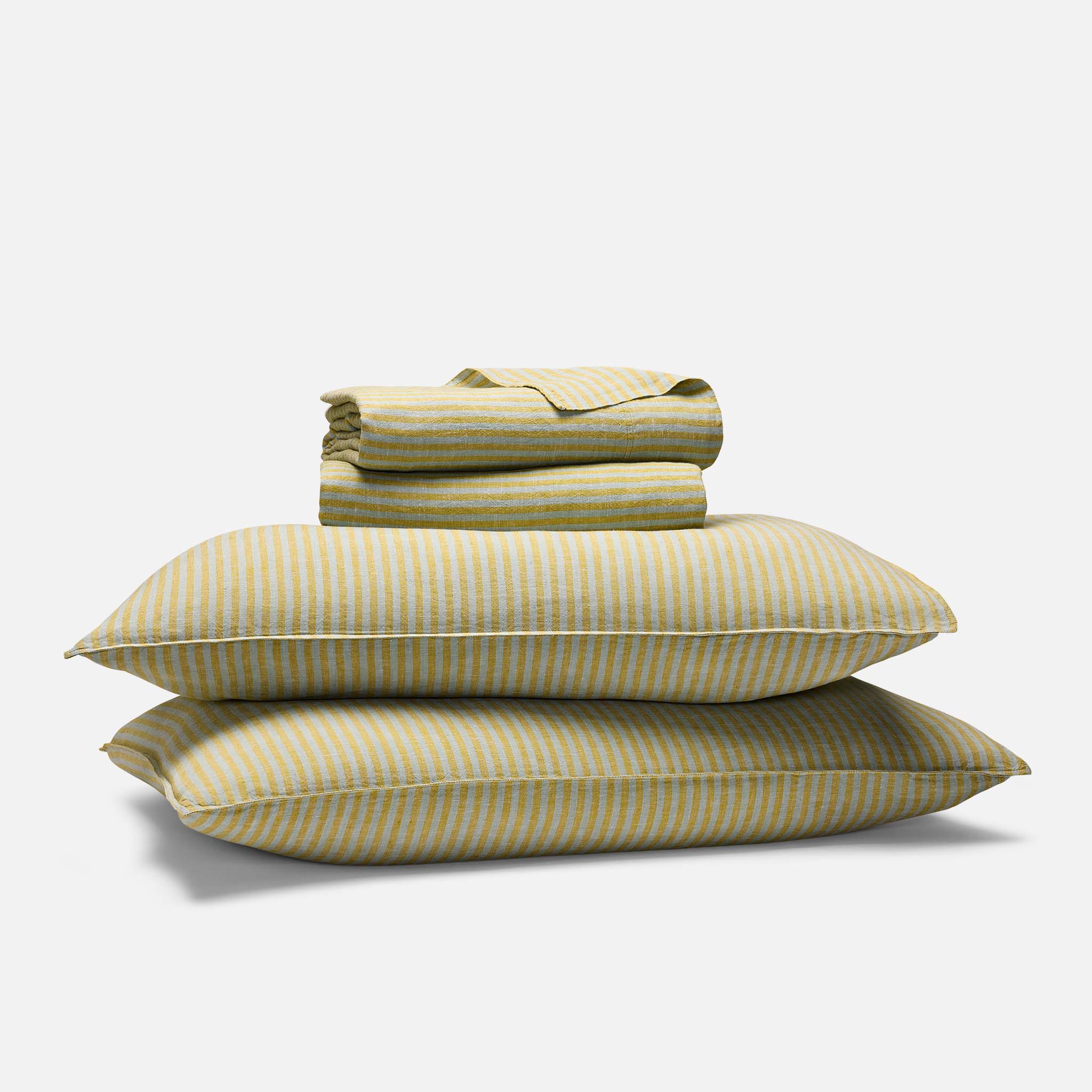Washed European Linen Core Sheet Set - Image 108