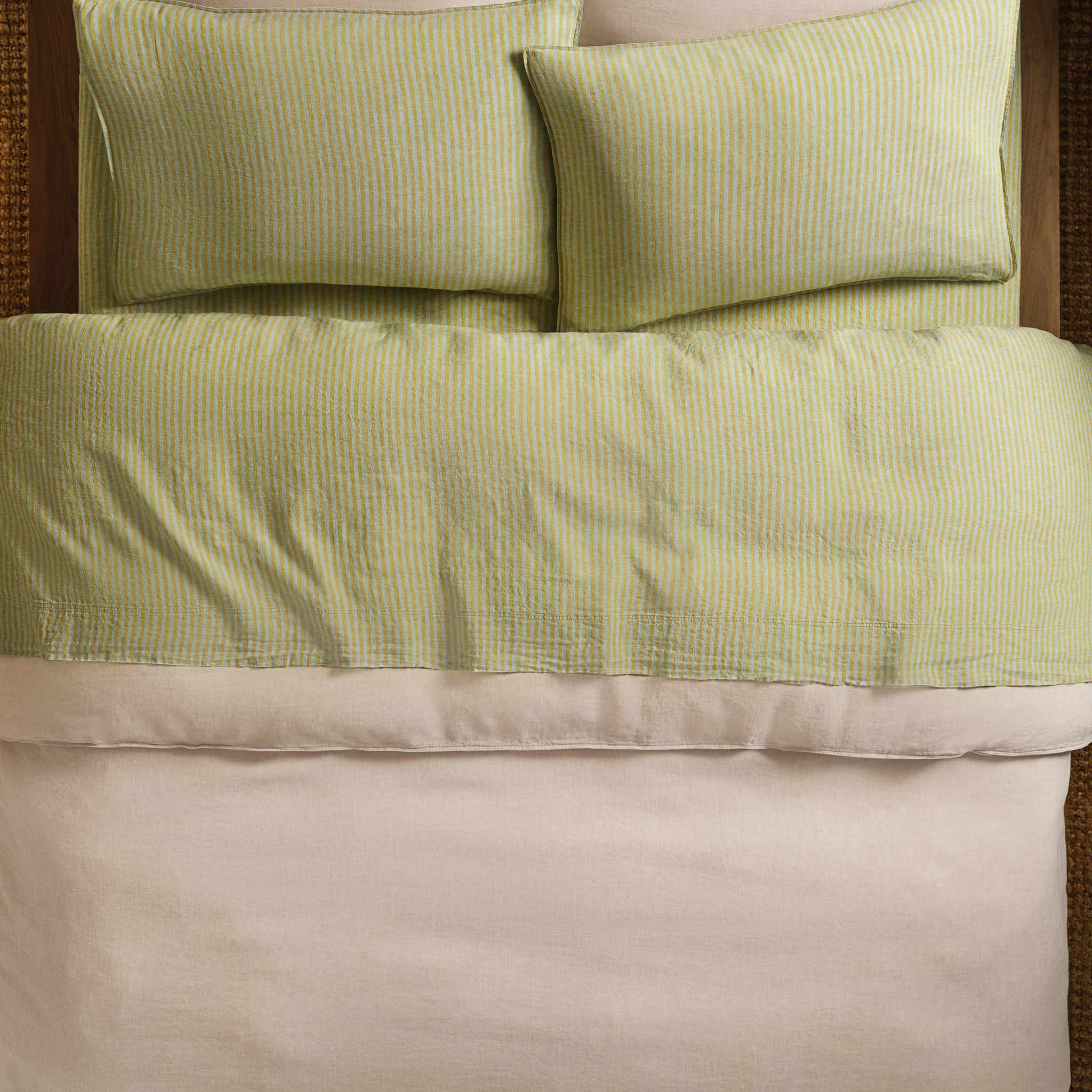 Washed European Linen Core Sheet Set - Image 110