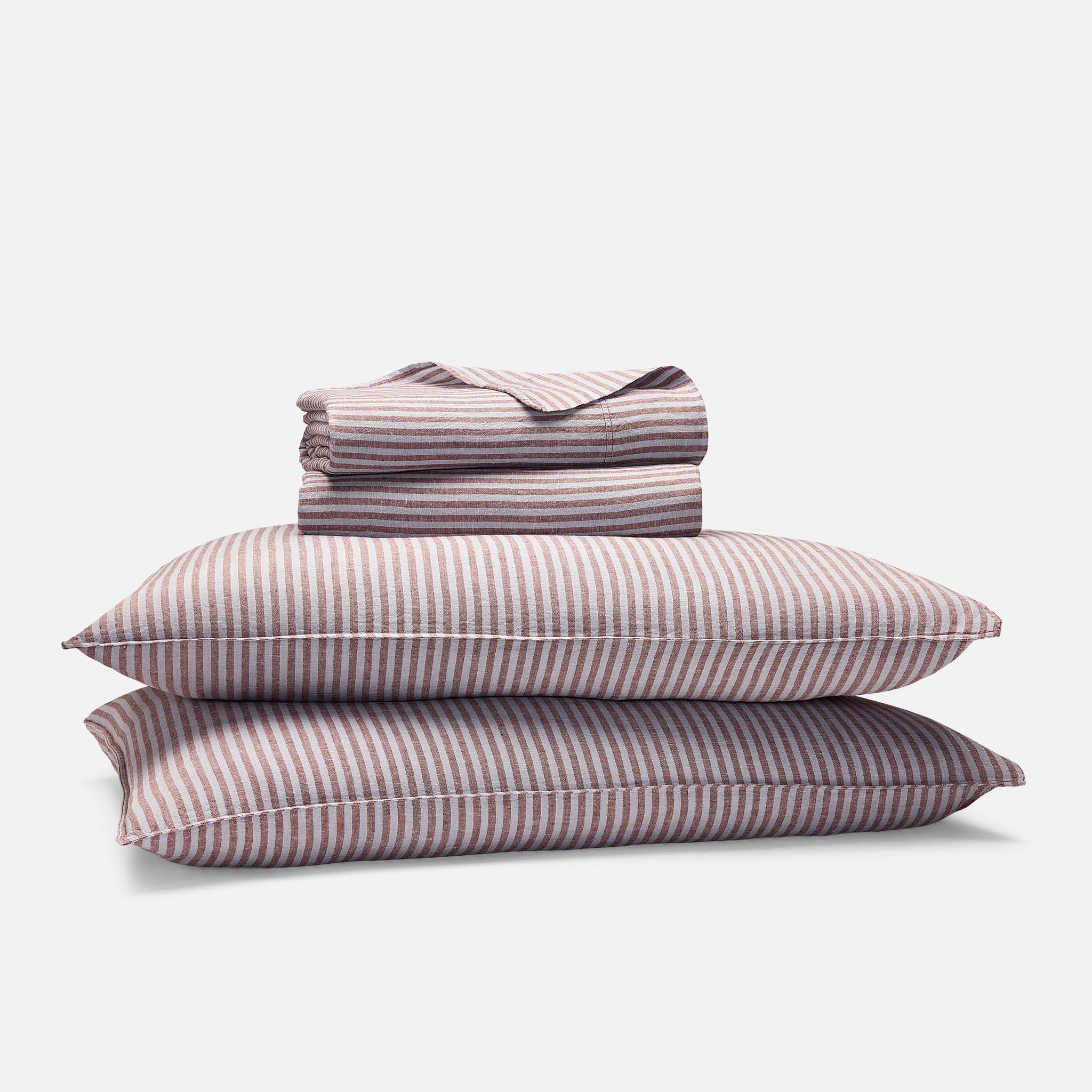 Washed European Linen Core Sheet Set - Image 115