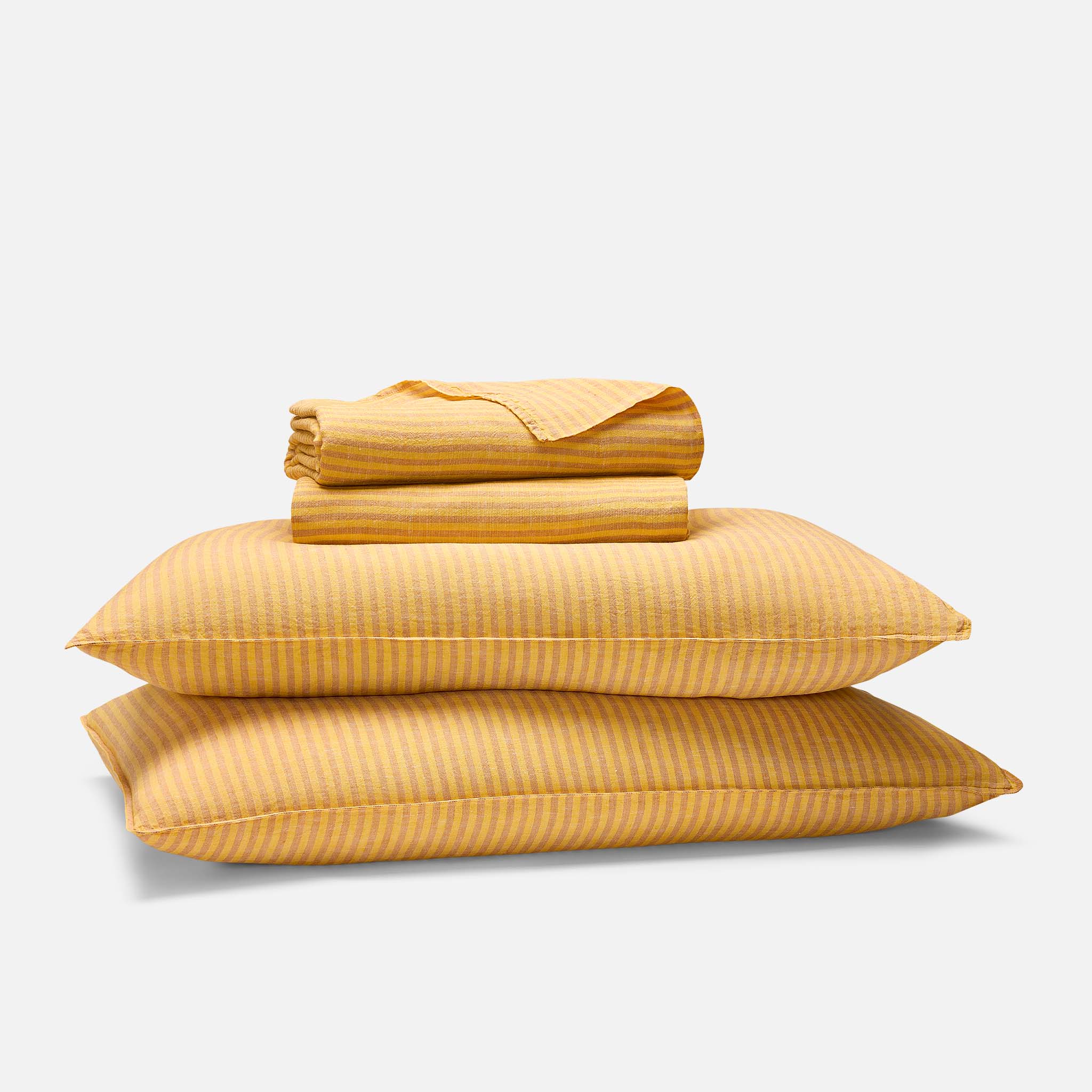 Washed European Linen Core Sheet Set - Image 118