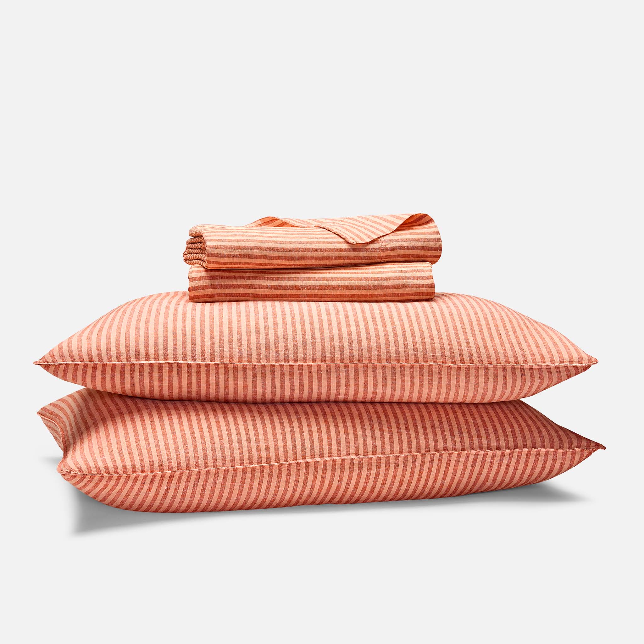 Washed European Linen Core Sheet Set - Image 121