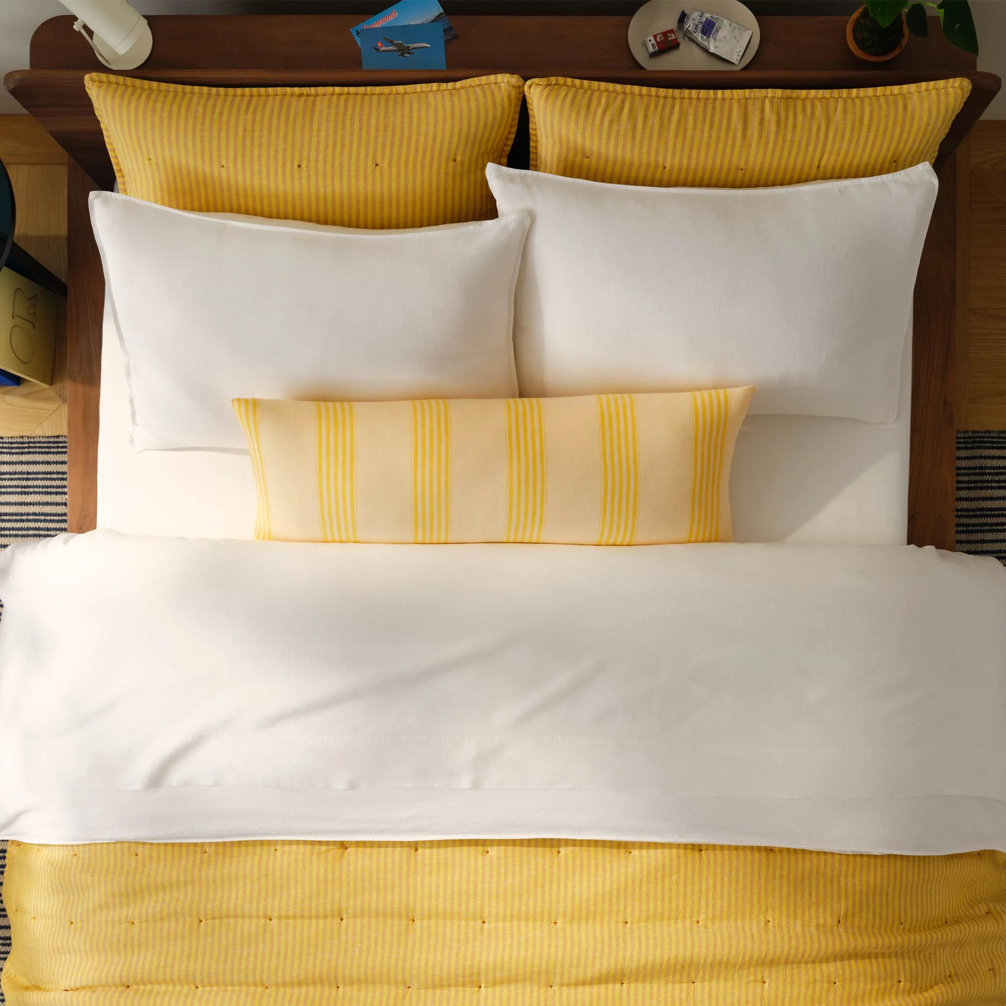 Washed European Linen Core Sheet Set - Image 136