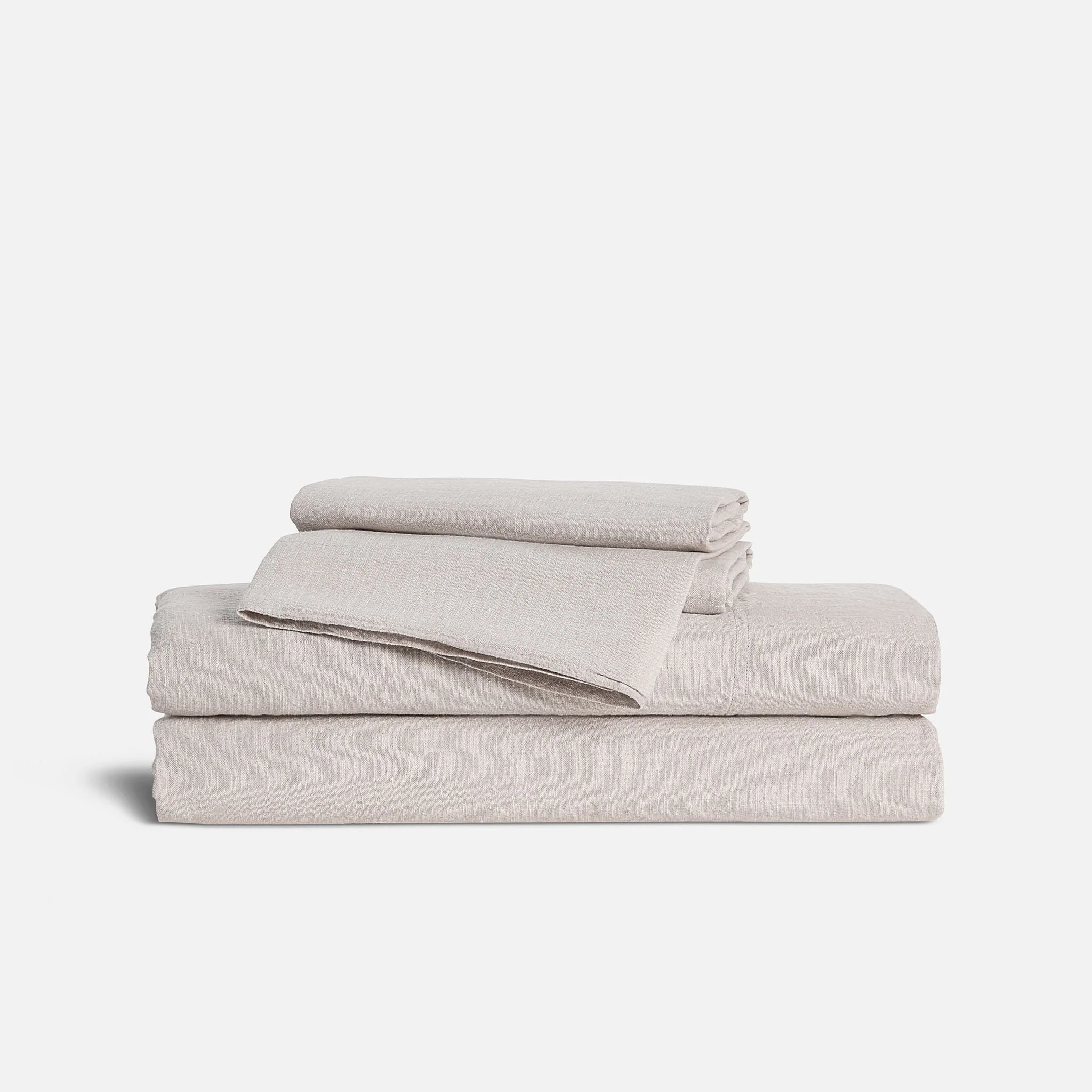 Washed European Linen Core Sheet Set - Image 45