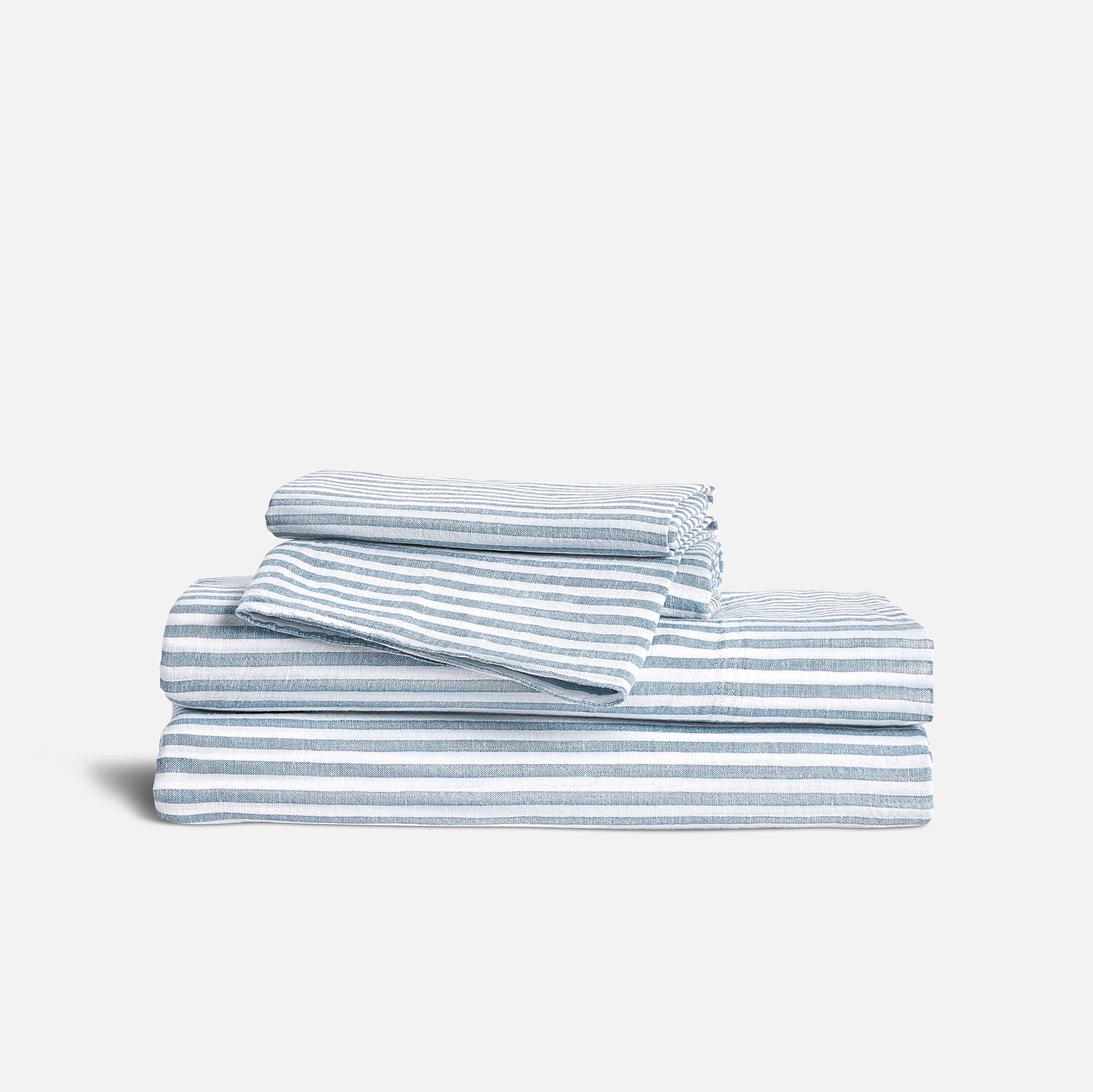 Washed European Linen Core Sheet Set - Image 50