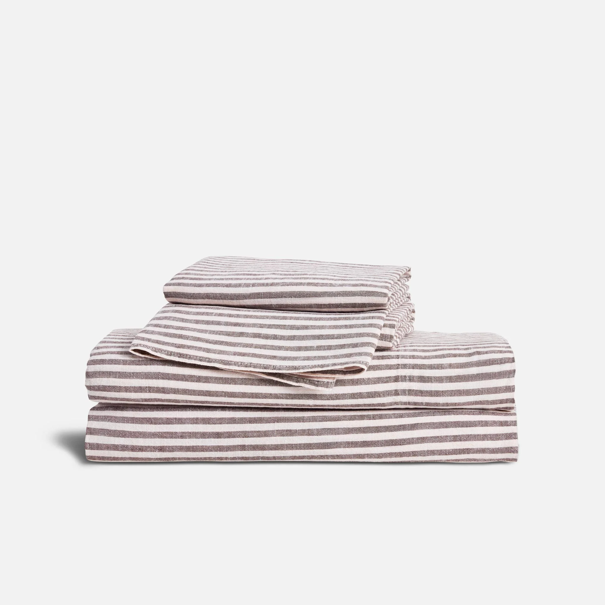 Washed European Linen Core Sheet Set - Image 81