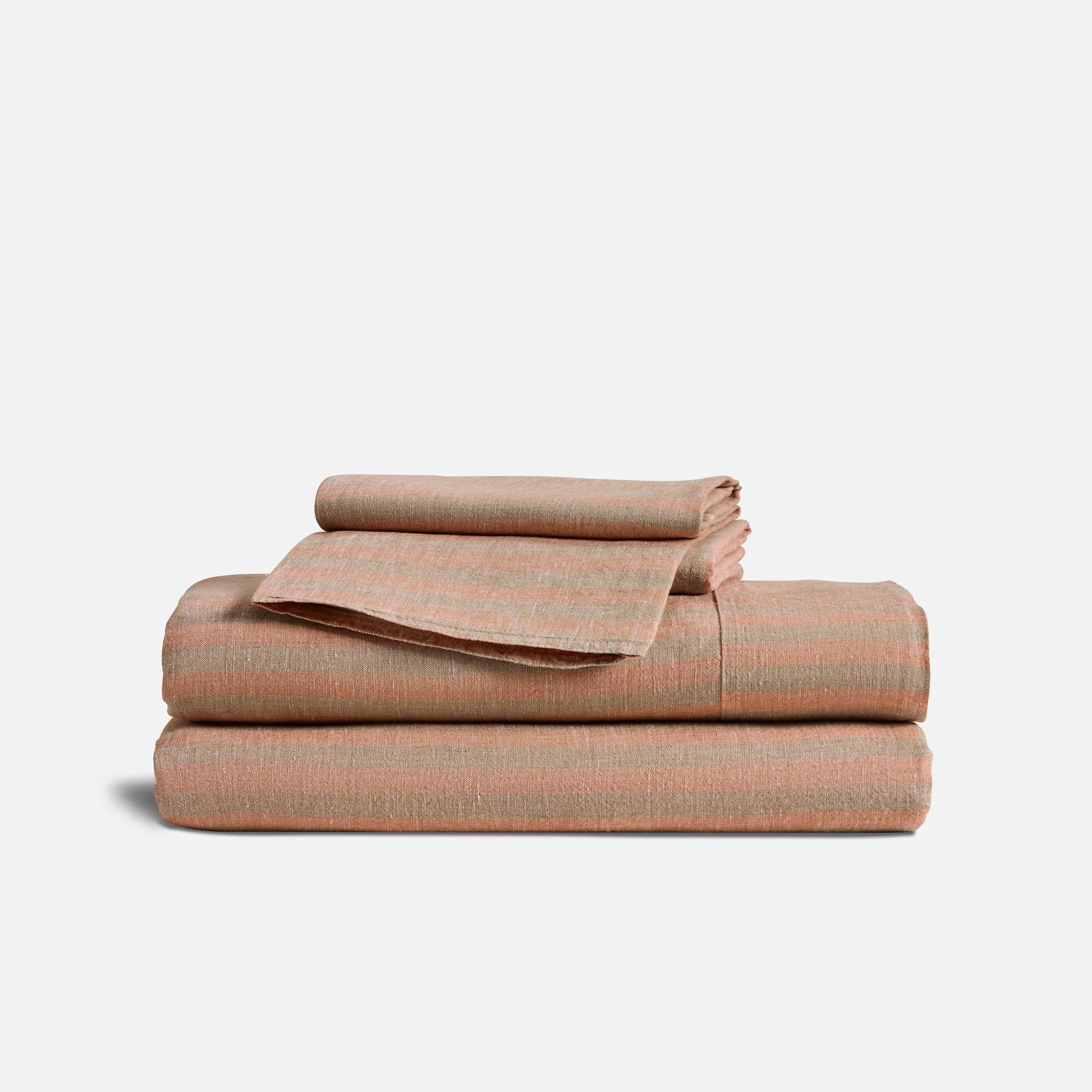 Washed European Linen Core Sheet Set - Image 84